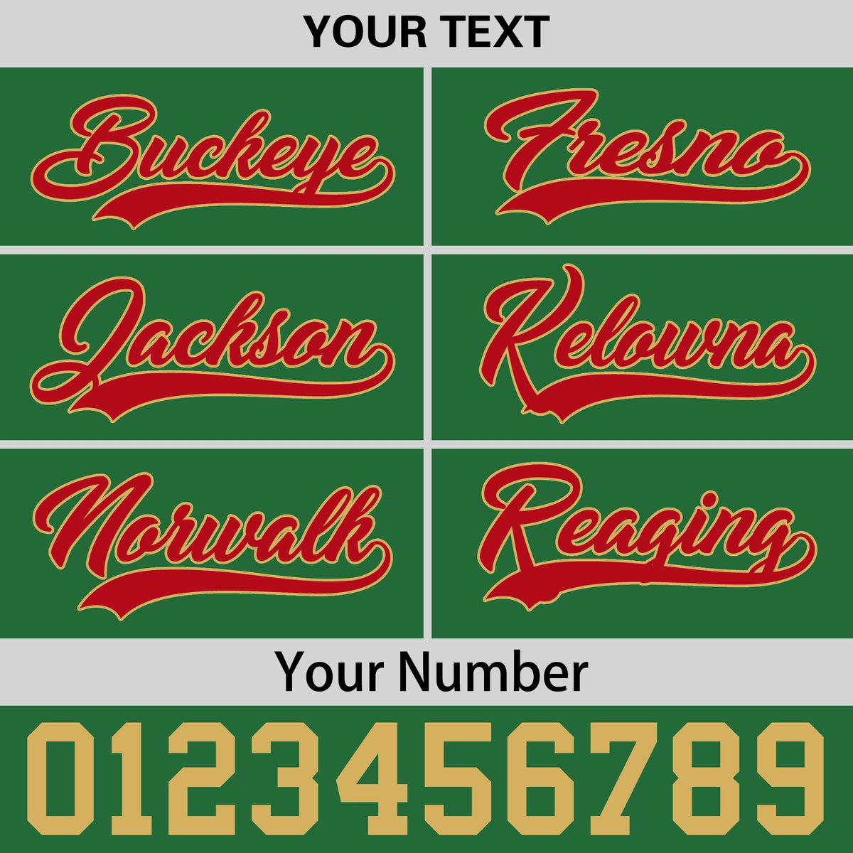 Custom Kelly Green Red 3D Puff Embroidery Flat Embroidery Casual Sport Baseball Cap