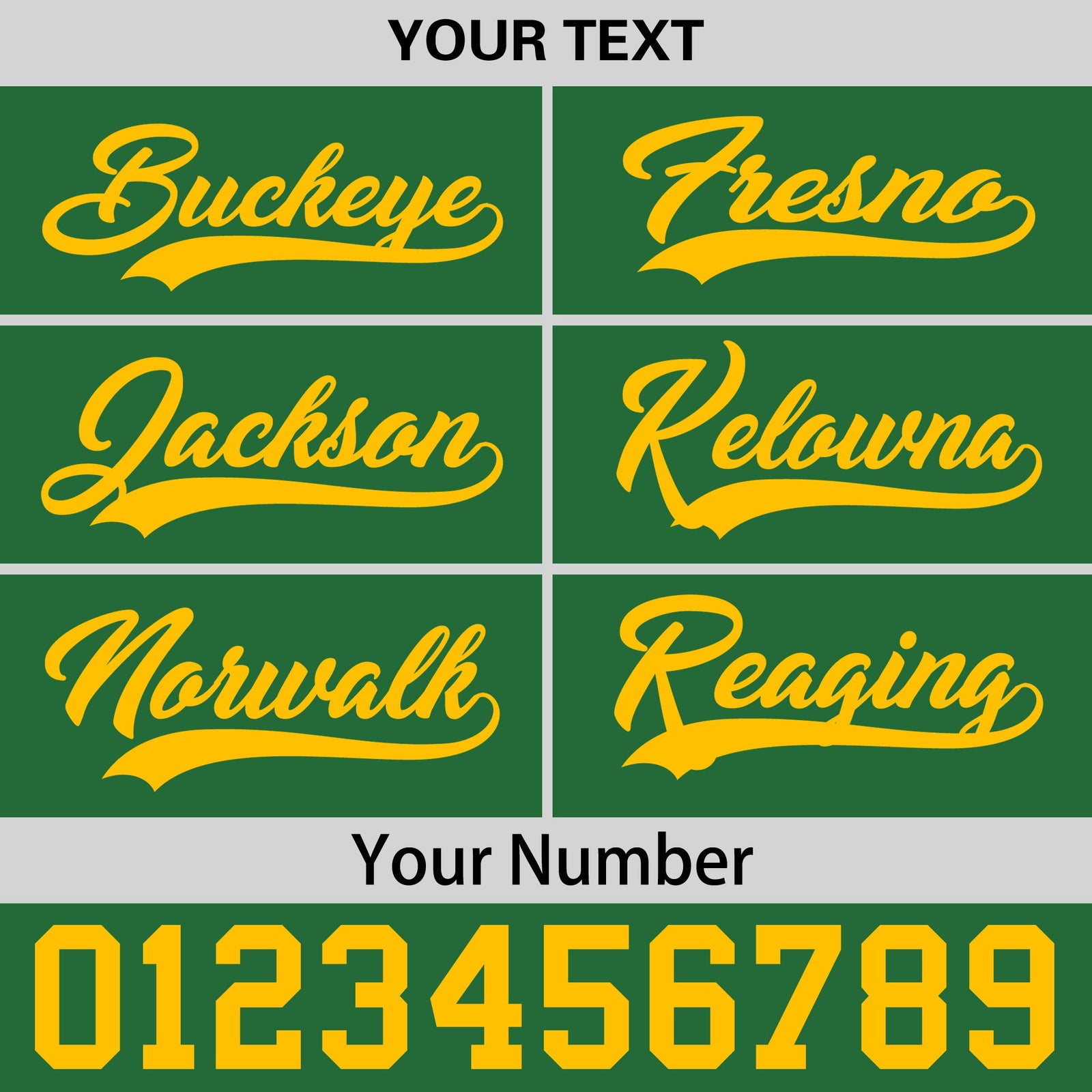 Custom Kelly Green Gold 3D Puff Embroidery Flat Embroidery Casual Sport Baseball Cap