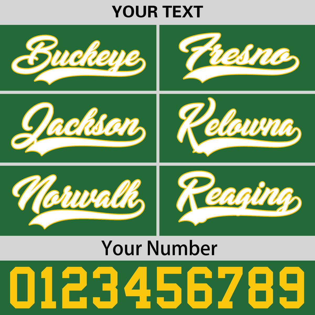 Custom Kelly Green Gold 3D Puff Embroidery Flat Embroidery Casual Sport Baseball Cap