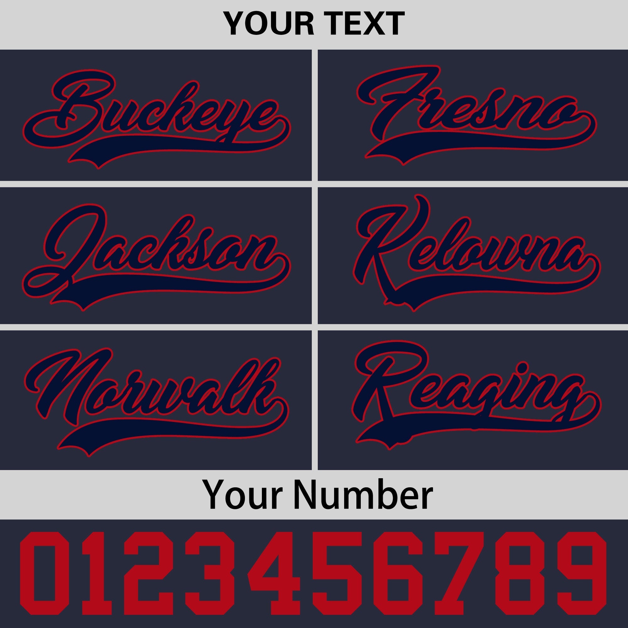 Custom Navy Red 3D Puff Embroidery Flat Embroidery Casual Sport Baseball Cap