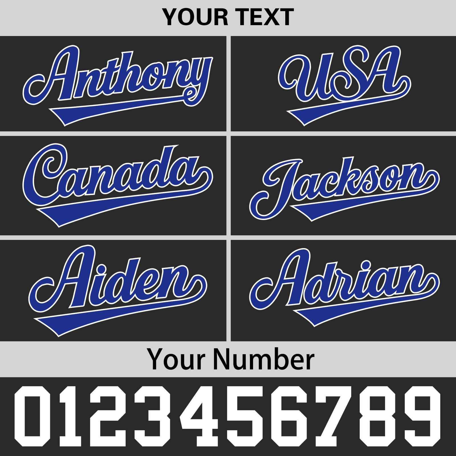 Custom Black Royal Blue 3D Puff Embroidery Flat Embroidery Casual Sport Baseball Cap