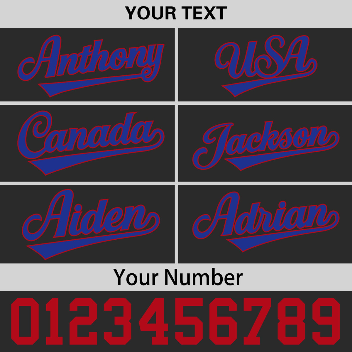 Custom Black Royal Blue 3D Puff Embroidery Flat Embroidery Casual Sport Baseball Cap