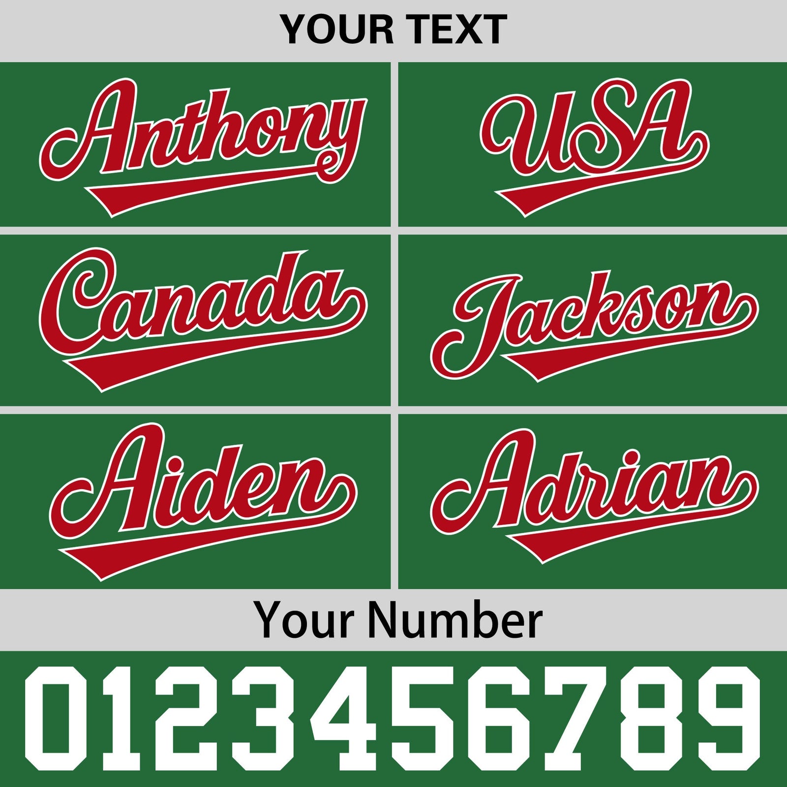 Custom Kelly Green Red 3D Puff Embroidery Flat Embroidery Casual Sport Baseball Cap