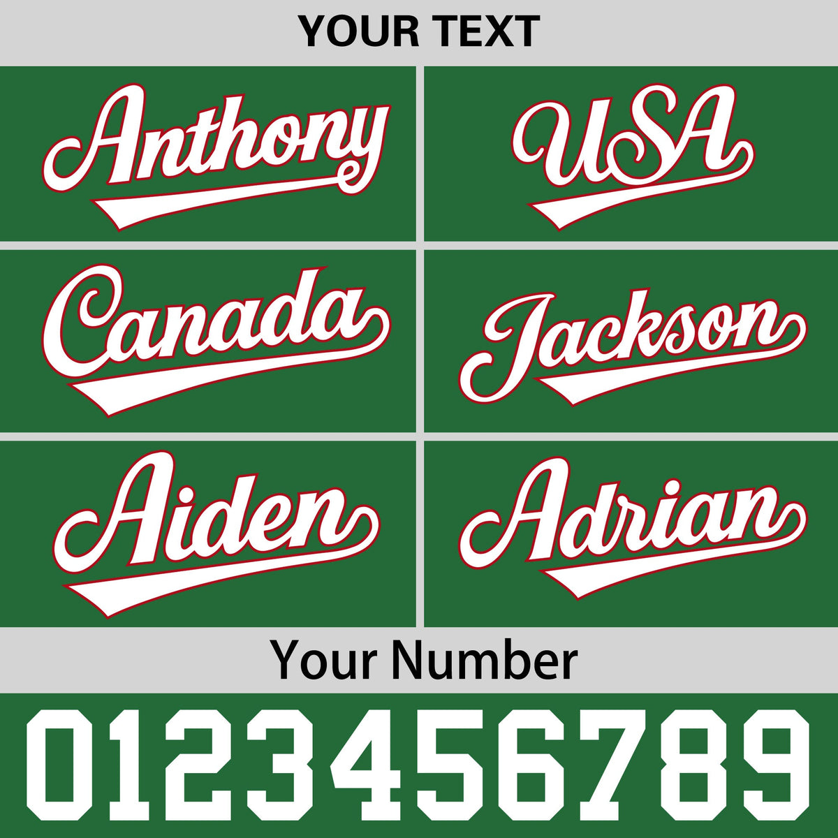 Custom Kelly Green Red 3D Puff Embroidery Flat Embroidery Casual Sport Baseball Cap