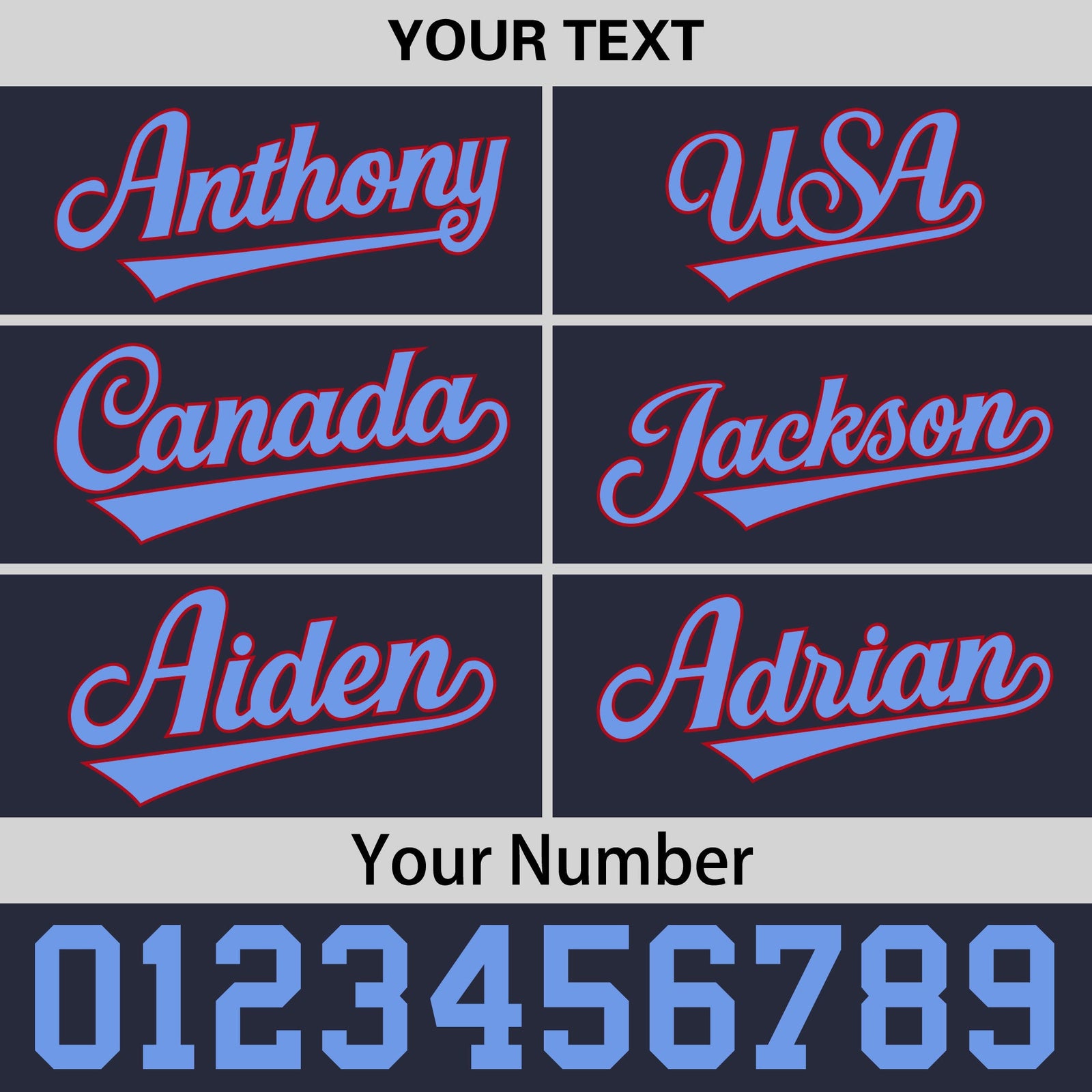 Custom Navy Red 3D Puff Embroidery Flat Embroidery Casual Sport Baseball Cap