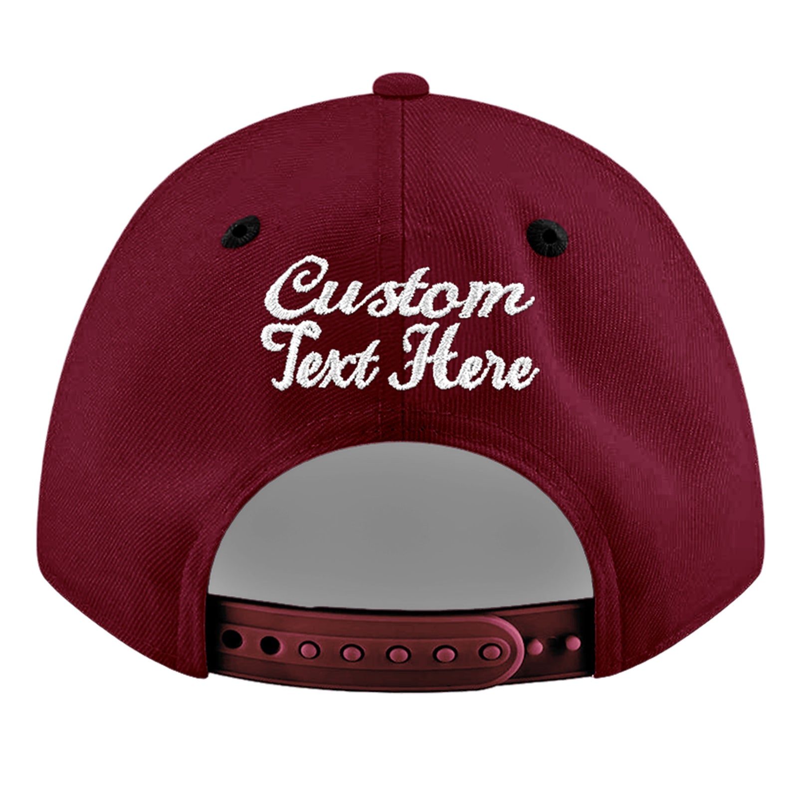Custom Navy Orange 3D Puff Embroidery Flat Embroidery Casual Sport Baseball Cap