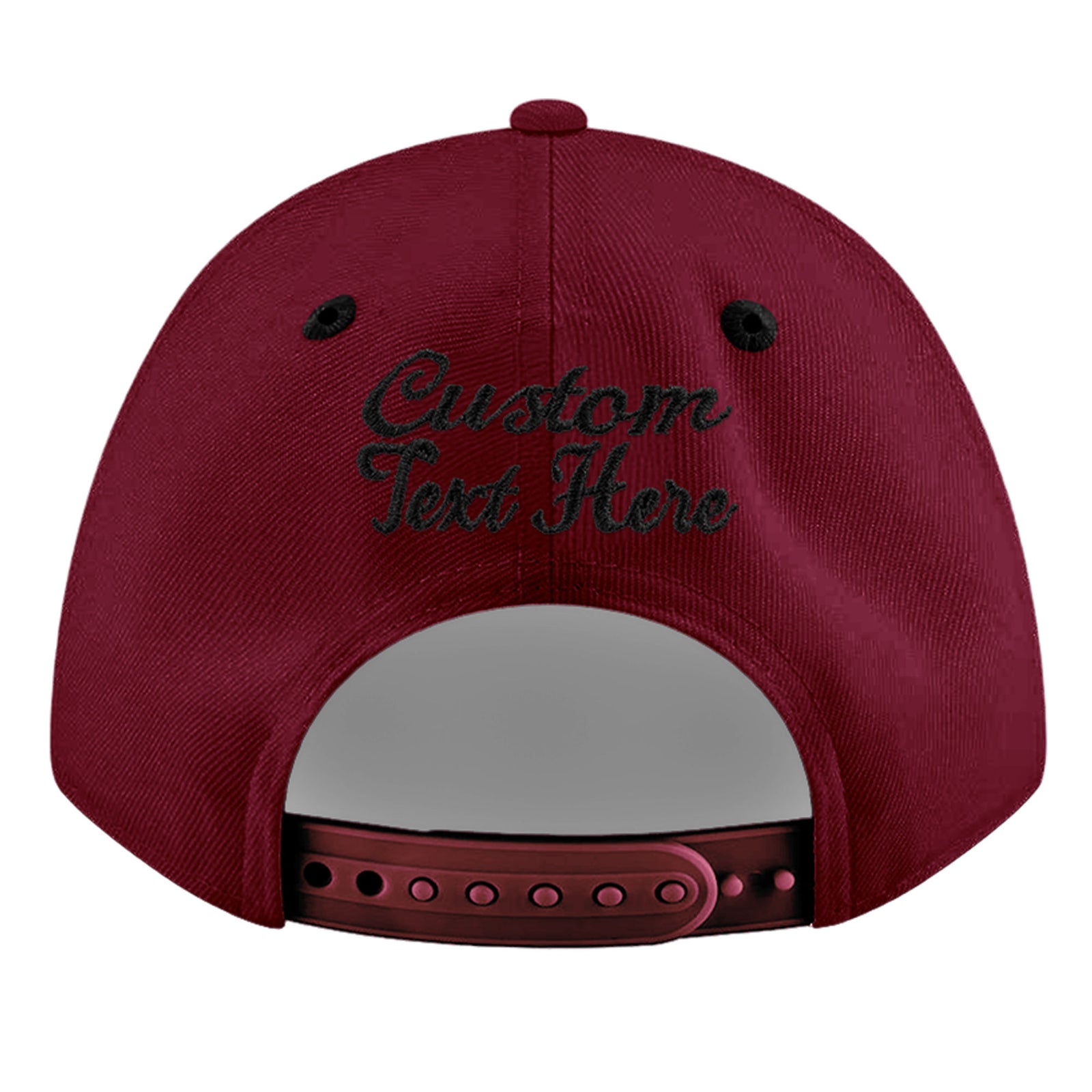 Custom Navy Orange 3D Puff Embroidery Flat Embroidery Casual Sport Baseball Cap