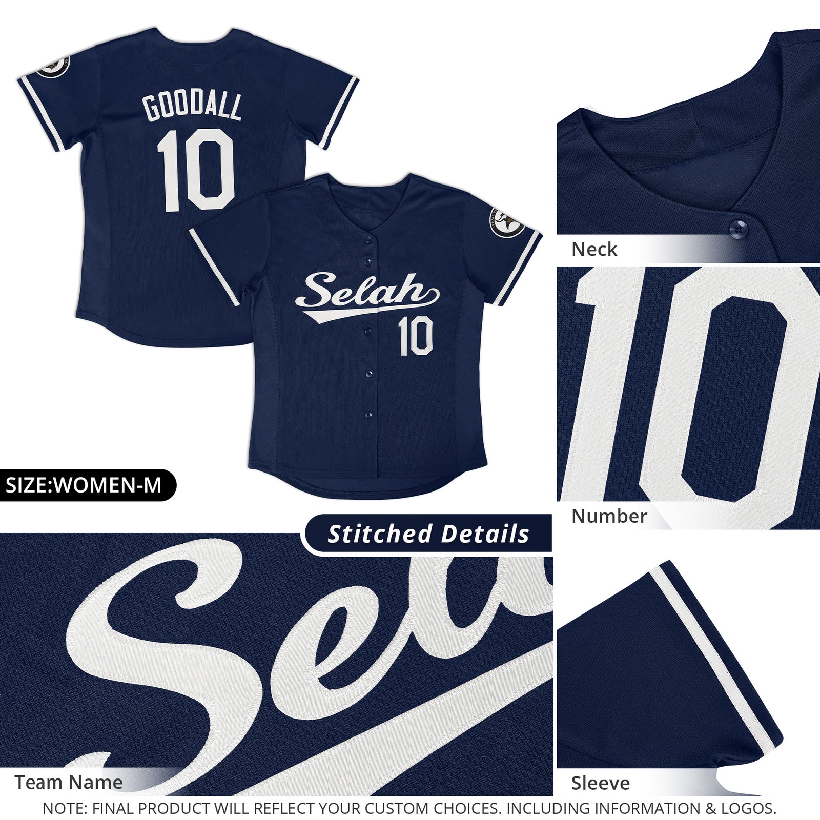 Custom White Navy Printing Game Training Shirt Baseball Shirt For Men Women Boys