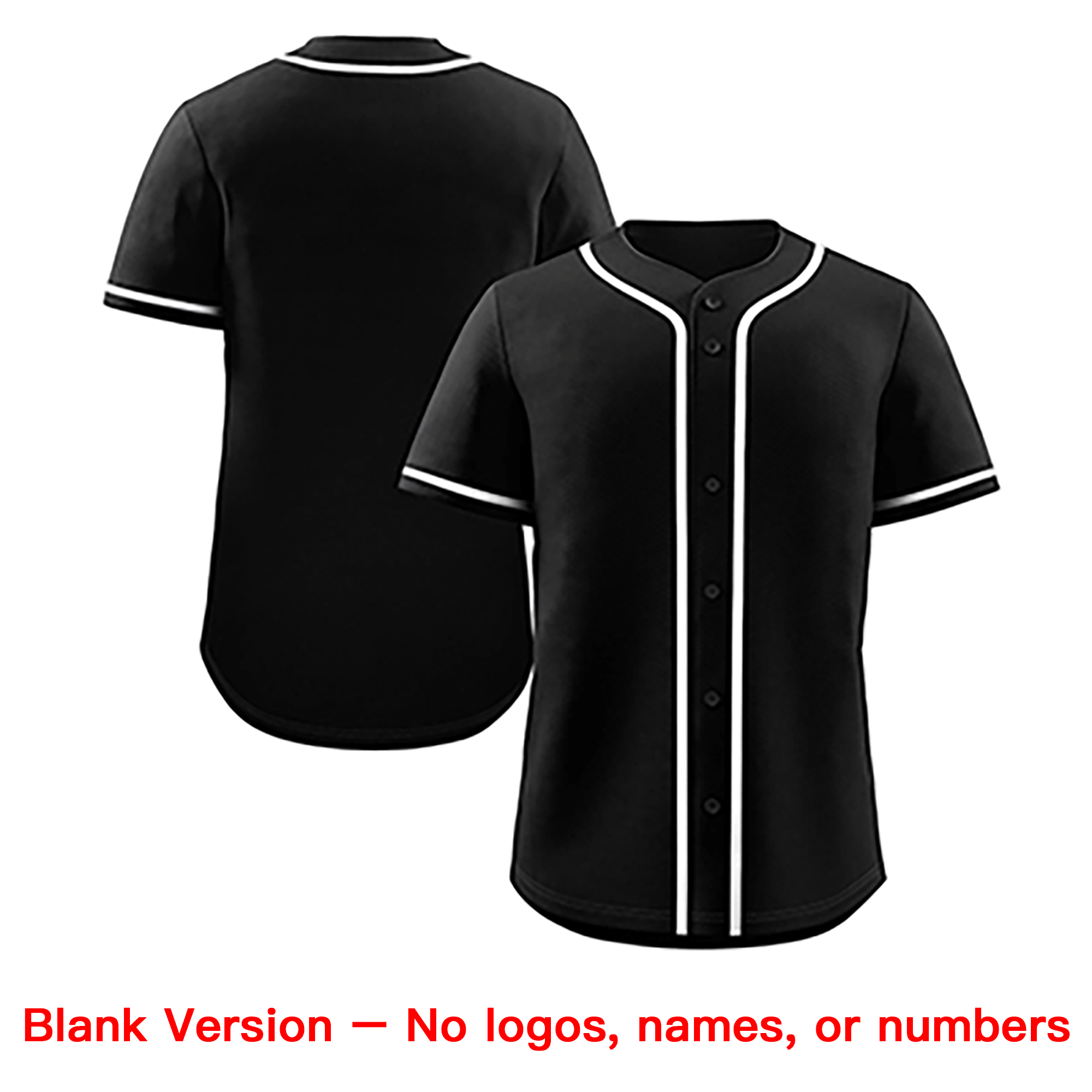Custom Black White Classic Style Authentic Baseball Jersey