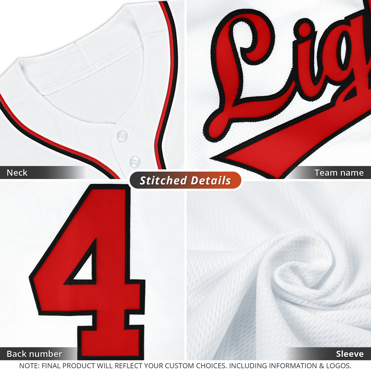 Custom Baseball Jersey Stitched Personalized Baseball Sports Uniform For Men Women Boy