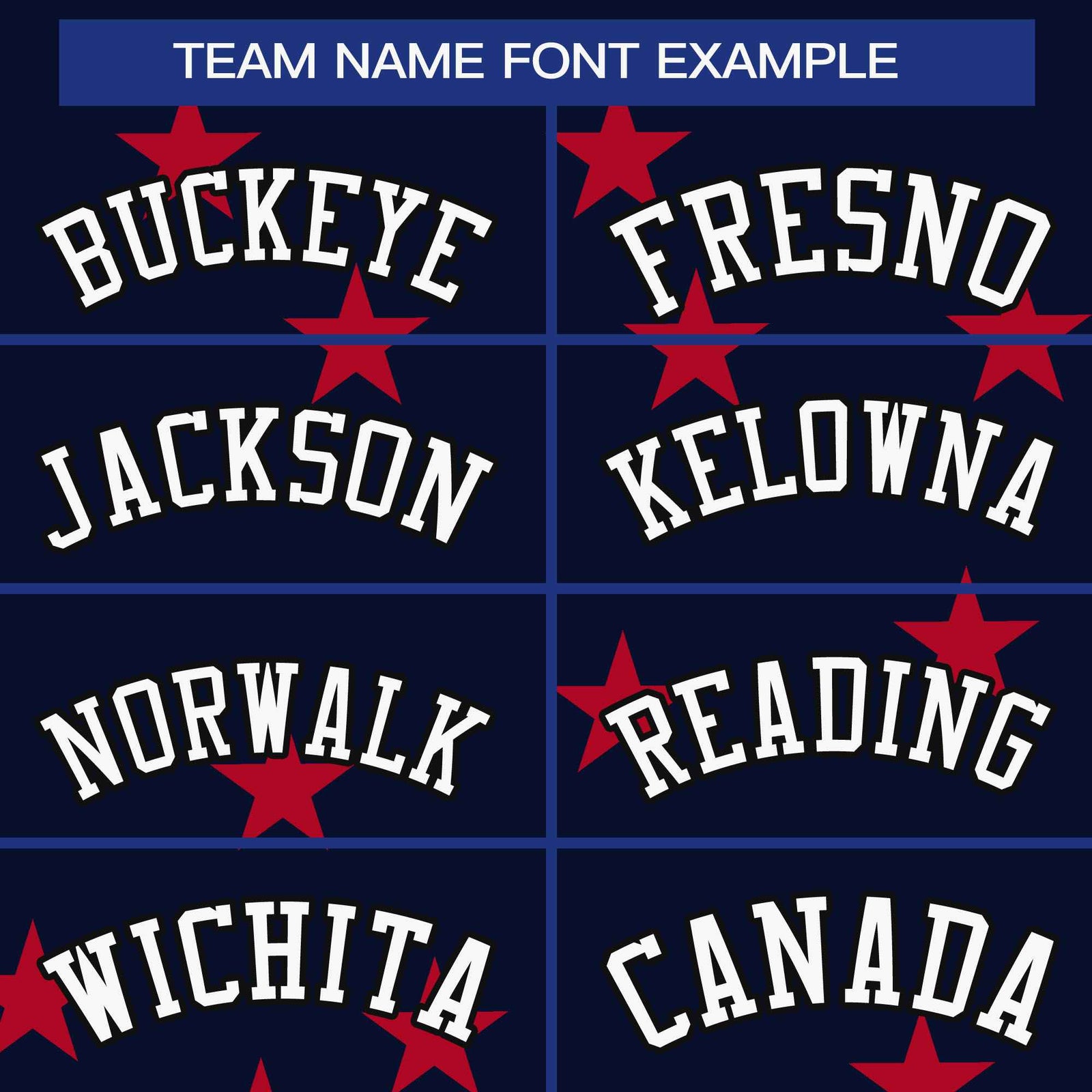 Custom Navy White Star Graffiti Pattern Varsity Full-Snap Bomber Jacket