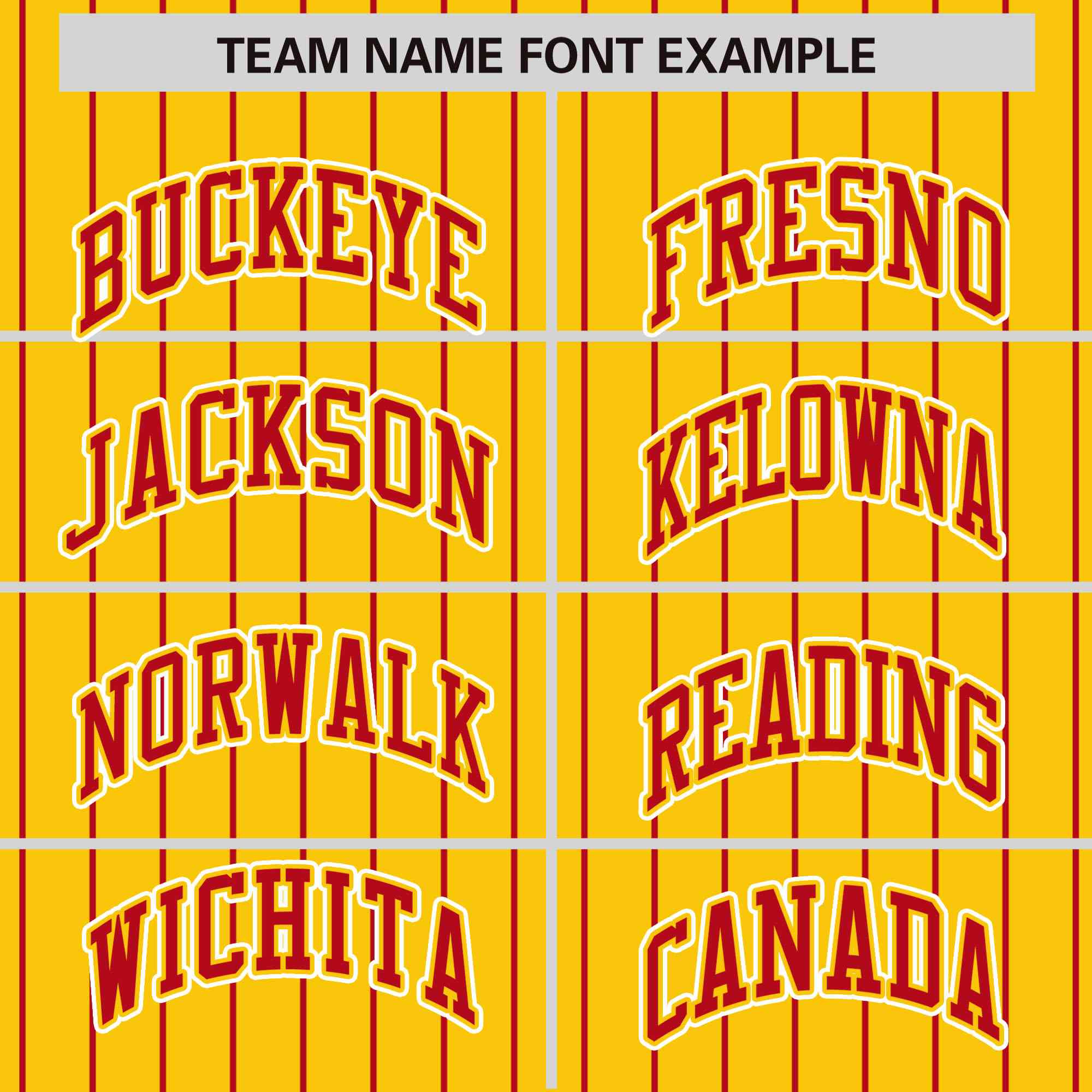 Custom Gold Red Raglan Sleeves Varsity Full-Snap Pinstripe Letterman Baseball Jacket