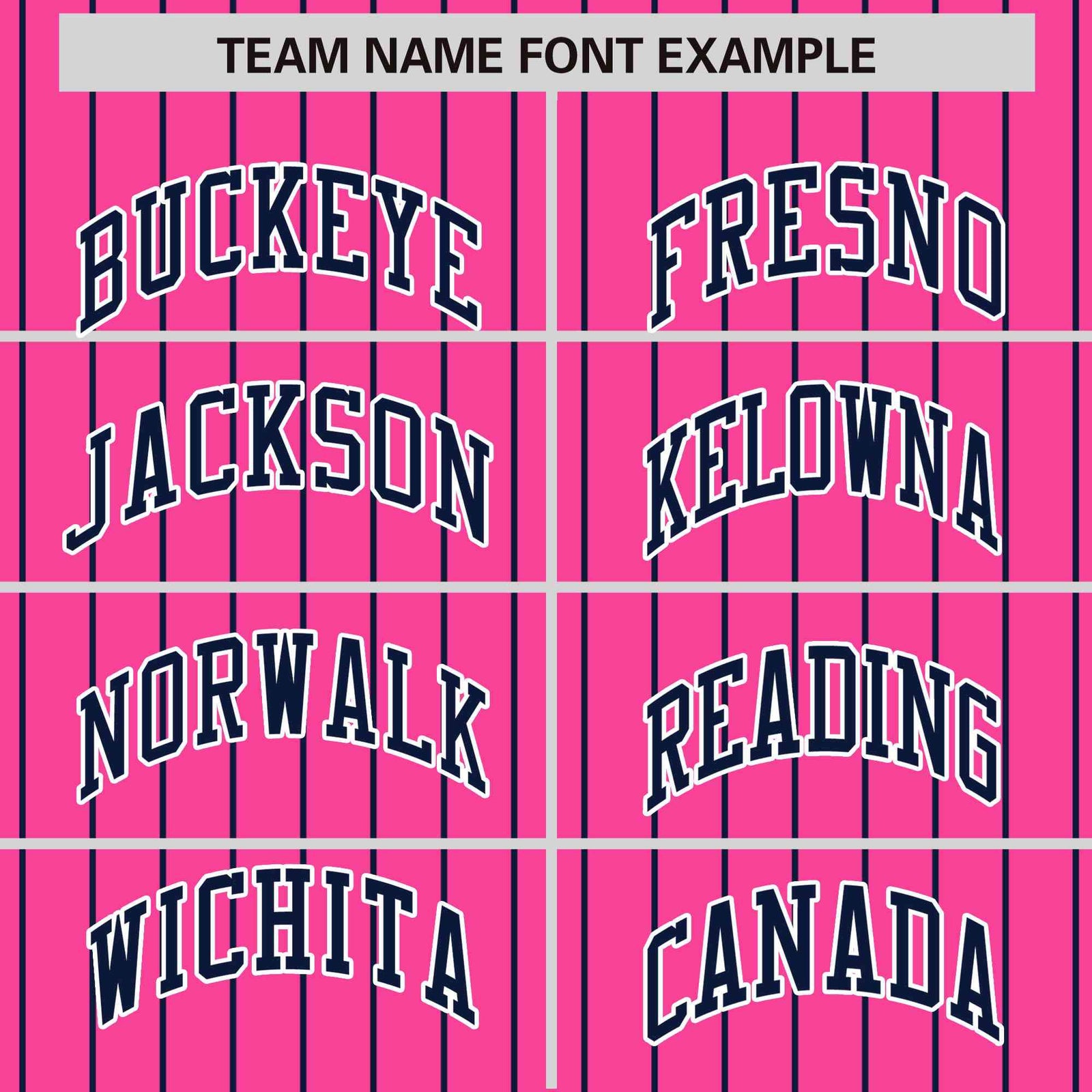 Custom Pink Navy Raglan Sleeves Varsity Full-Snap Pinstripe Letterman Baseball Jacket