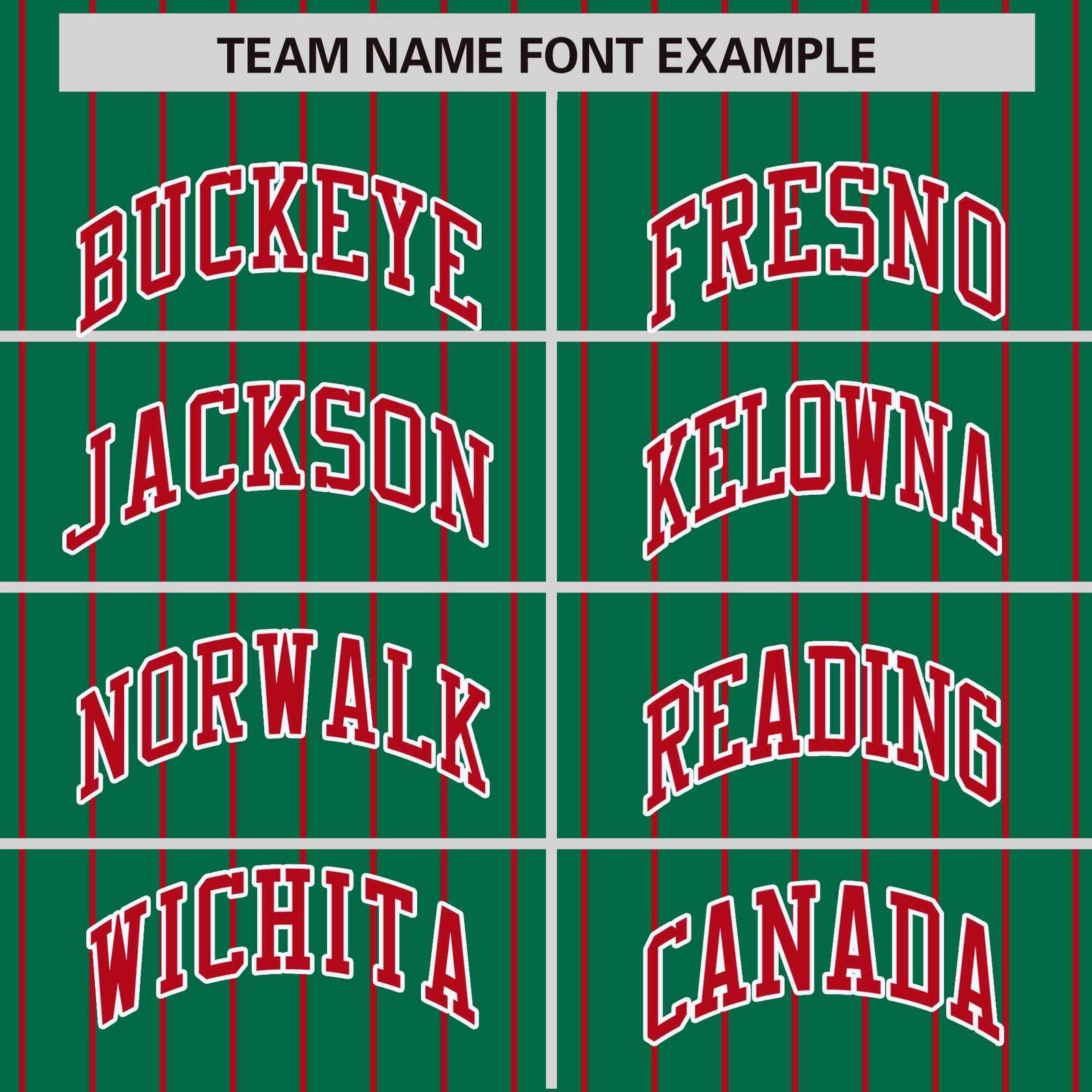 Custom Kelly Green Red Raglan Sleeves Varsity Full-Snap Pinstripe Letterman Baseball Jacket