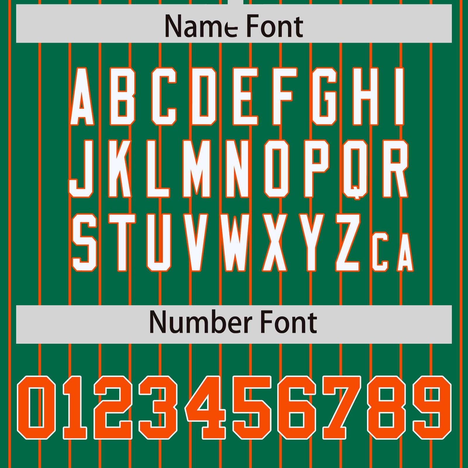 Custom Kelly Green Orange Raglan Sleeves Varsity Full-Snap Pinstripe Letterman Baseball Jacket