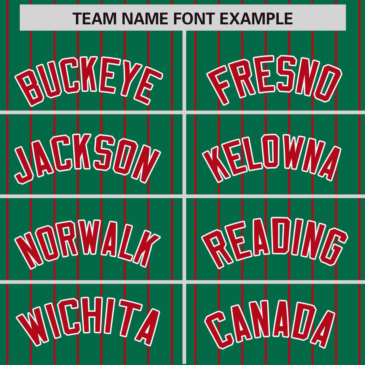 Custom Kelly Green Red Raglan Sleeves Varsity Full-Snap Pinstripe Letterman Baseball Jacket