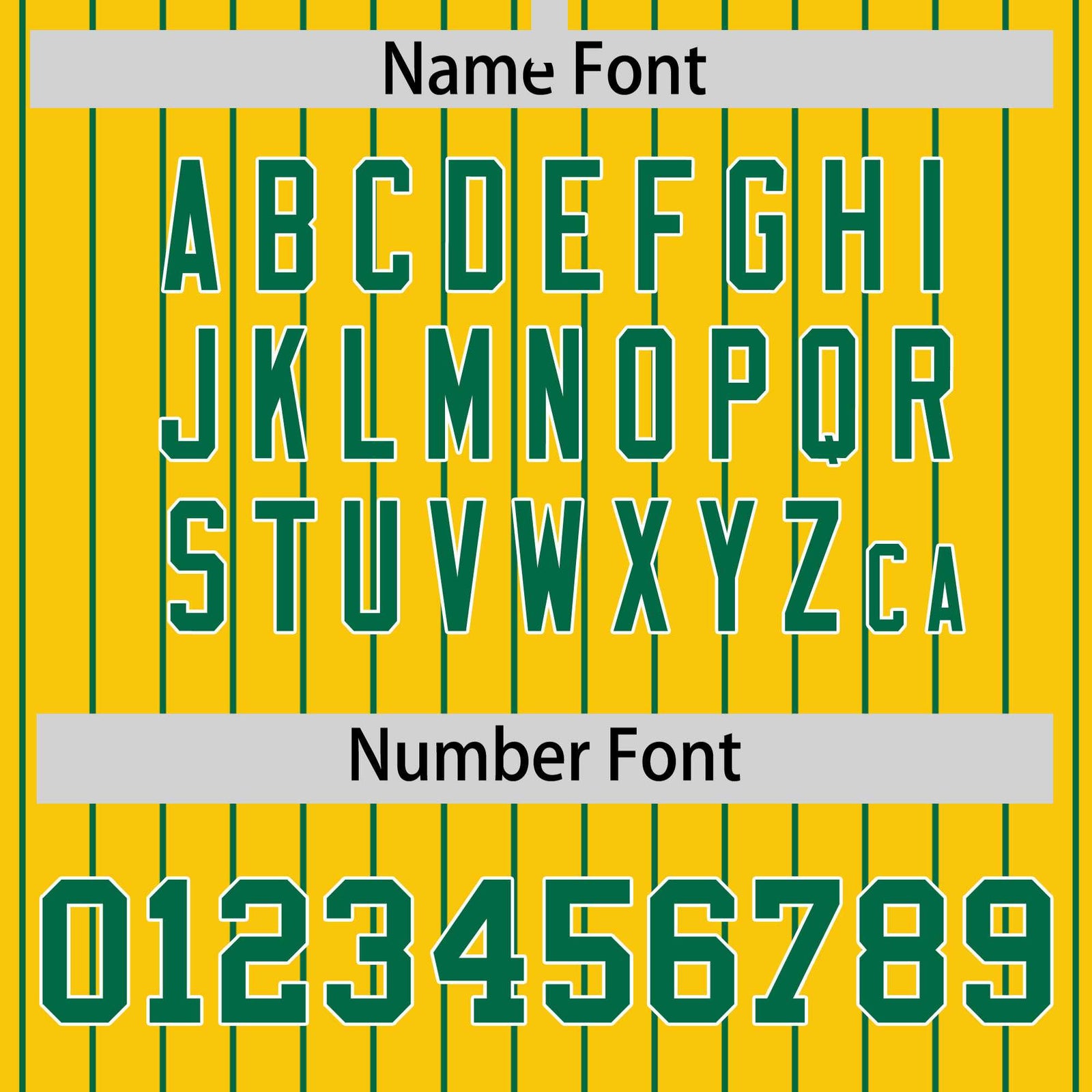 Custom Gold Kelly Green Raglan Sleeves Varsity Full-Snap Pinstripe Letterman Baseball Jacket