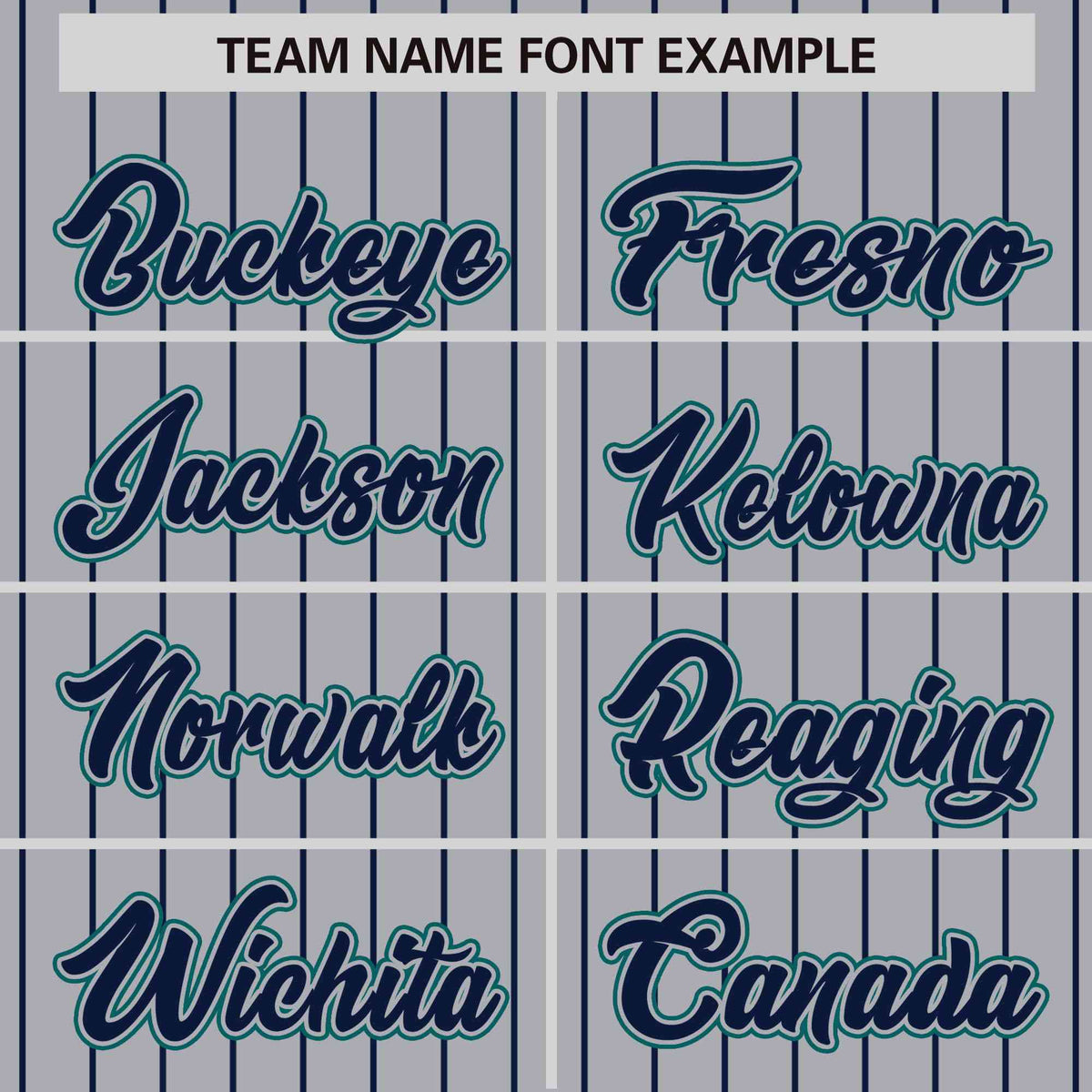 Custom Gray Navy Raglan Sleeves Varsity Full-Snap Pinstripe Letterman Baseball Jacket