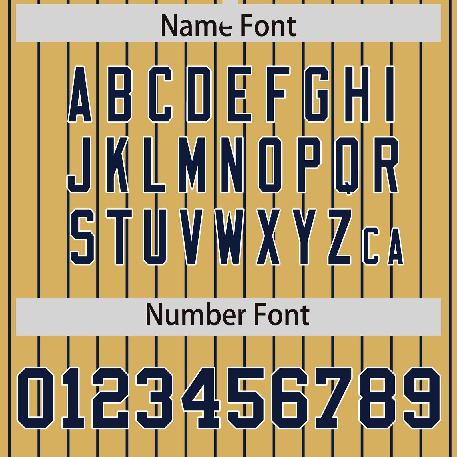 Custom Old Gold Navy Raglan Sleeves Varsity Full-Snap Pinstripe Letterman Baseball Jacket