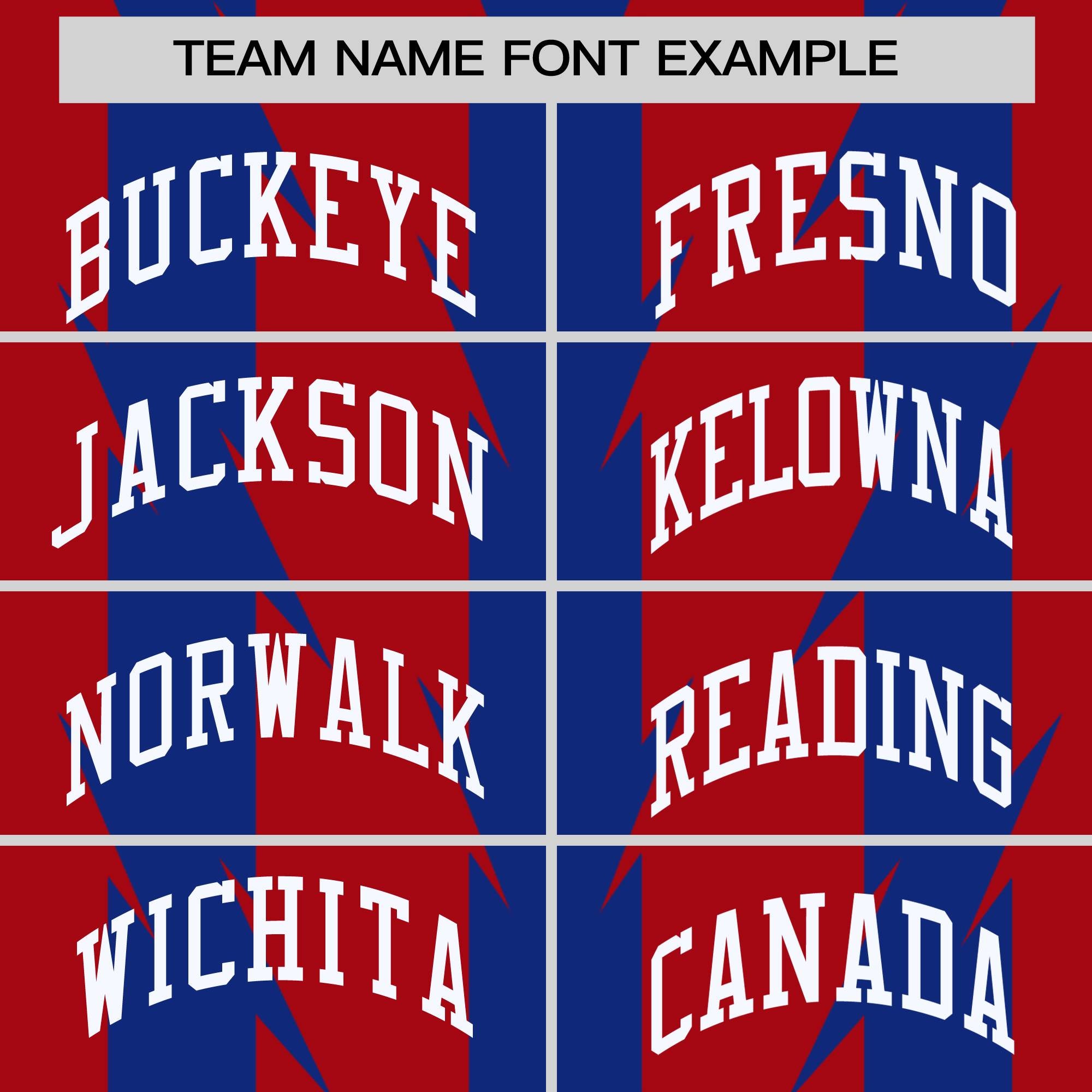 Custom Red Red Varsity Full-Snap Blade Pattern Raglan Sleeves Letterman Baseball Jacket