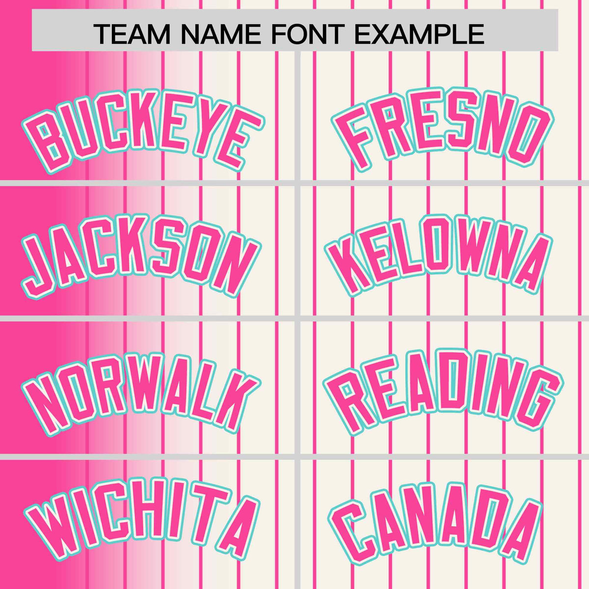 Custom Cream Pink Gradient Varsity Full-Snap Pinstripe Letterman Baseball Jacket