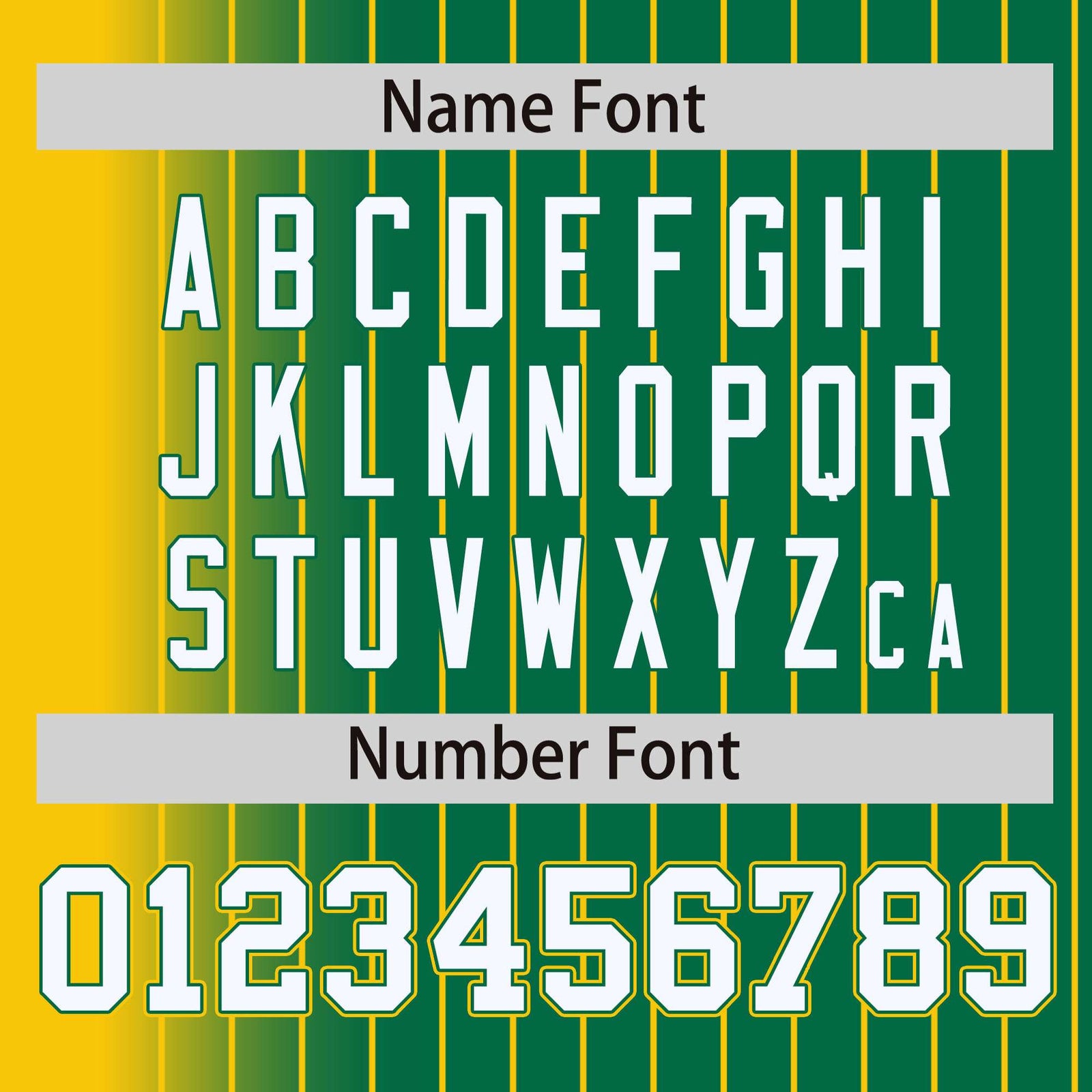 Custom Kelly Green Gold Gradient Varsity Full-Snap Pinstripe Letterman Baseball Jacket