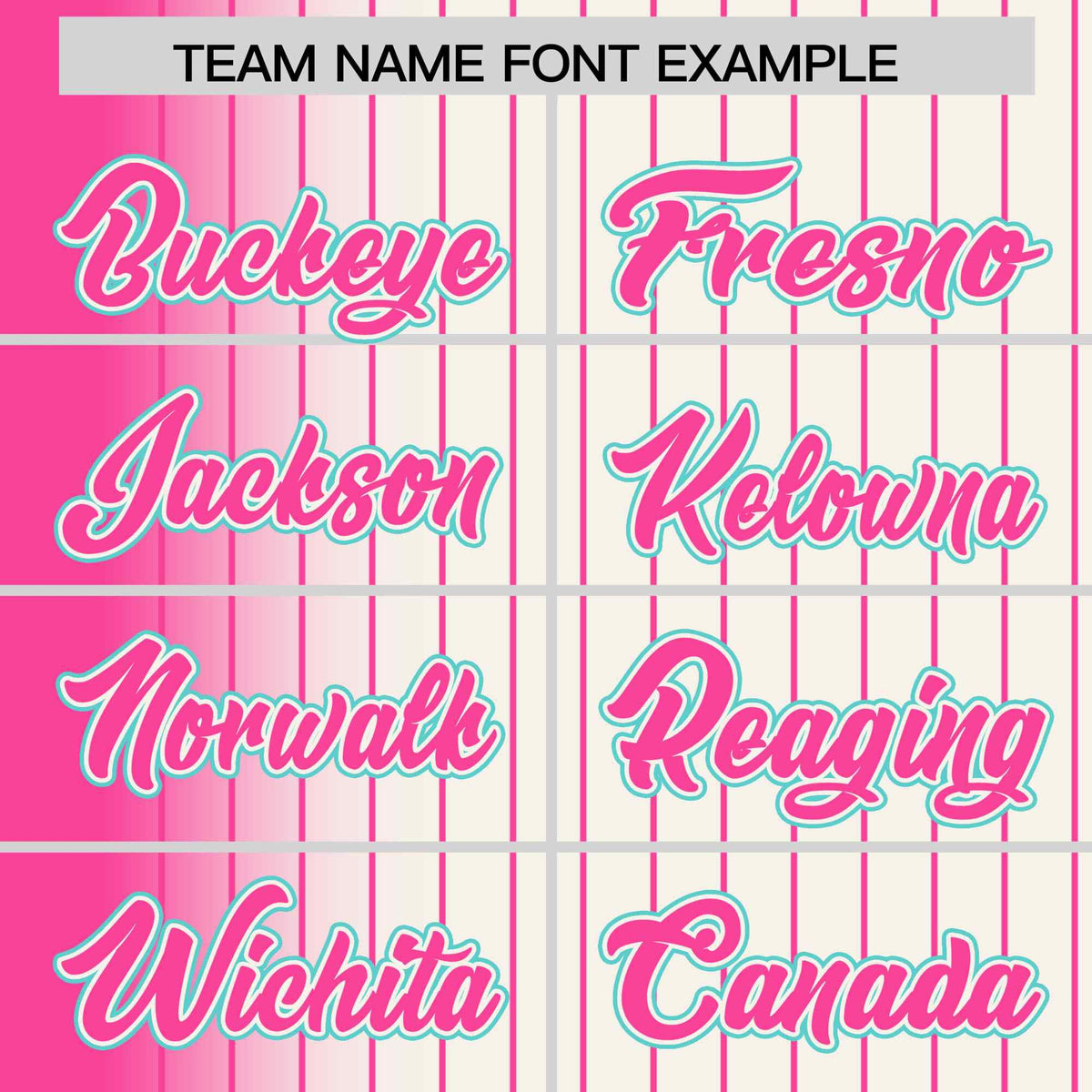 Custom Cream Pink Gradient Varsity Full-Snap Pinstripe Letterman Baseball Jacket