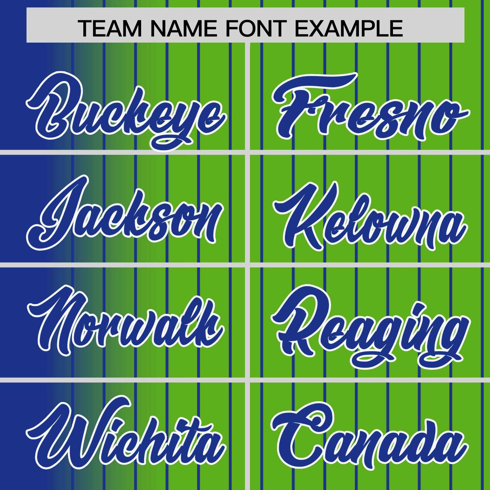 Custom Green Royal Gradient Varsity Full-Snap Pinstripe Letterman Baseball Jacket