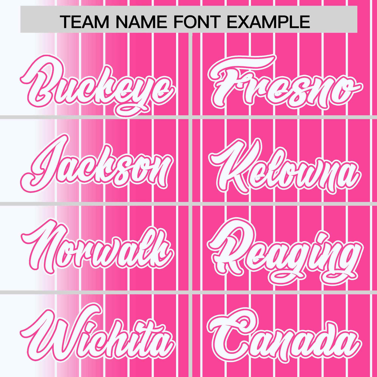 Custom Pink White Gradient Varsity Full-Snap Pinstripe Letterman Baseball Jacket