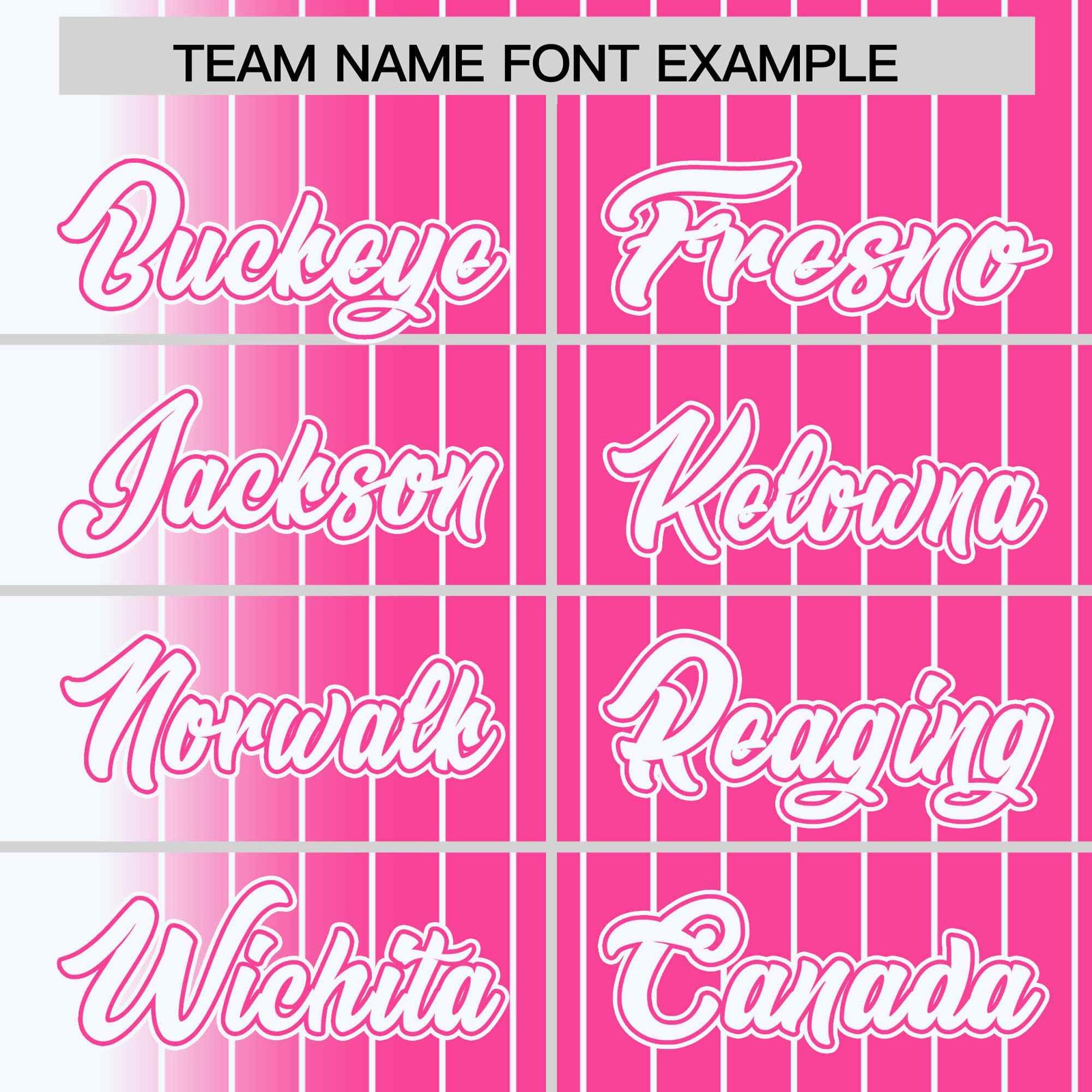 Custom Pink White Gradient Varsity Full-Snap Pinstripe Letterman Baseball Jacket