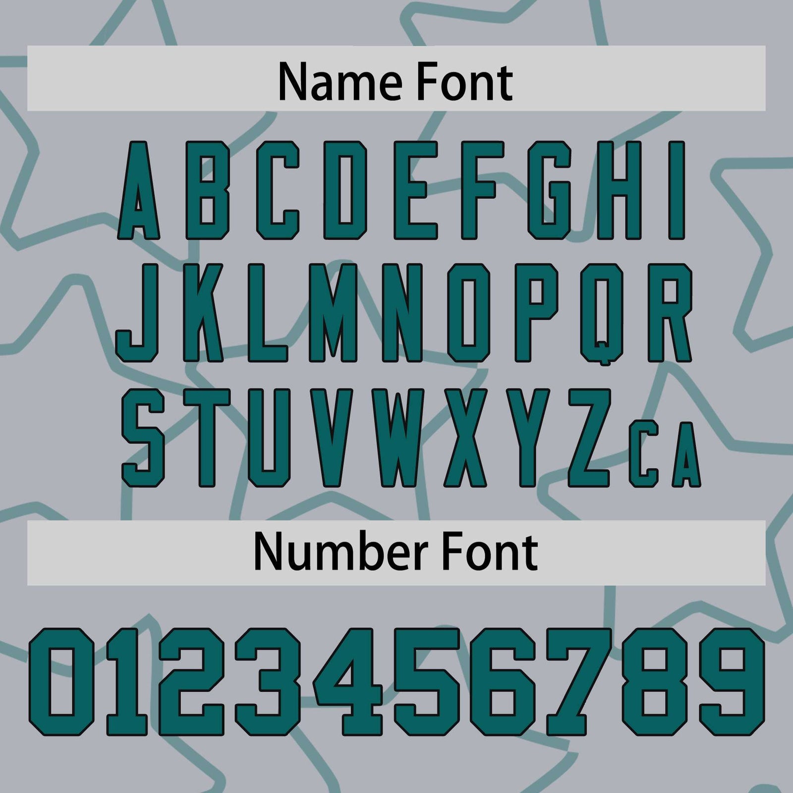 Custom Gray Aqua Varsity Full-Snap Star Pattern Letterman Baseball Jacket