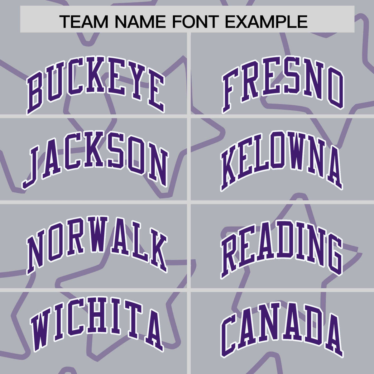 Custom Gray Purple Varsity Full-Snap Star Pattern Letterman Baseball Jacket