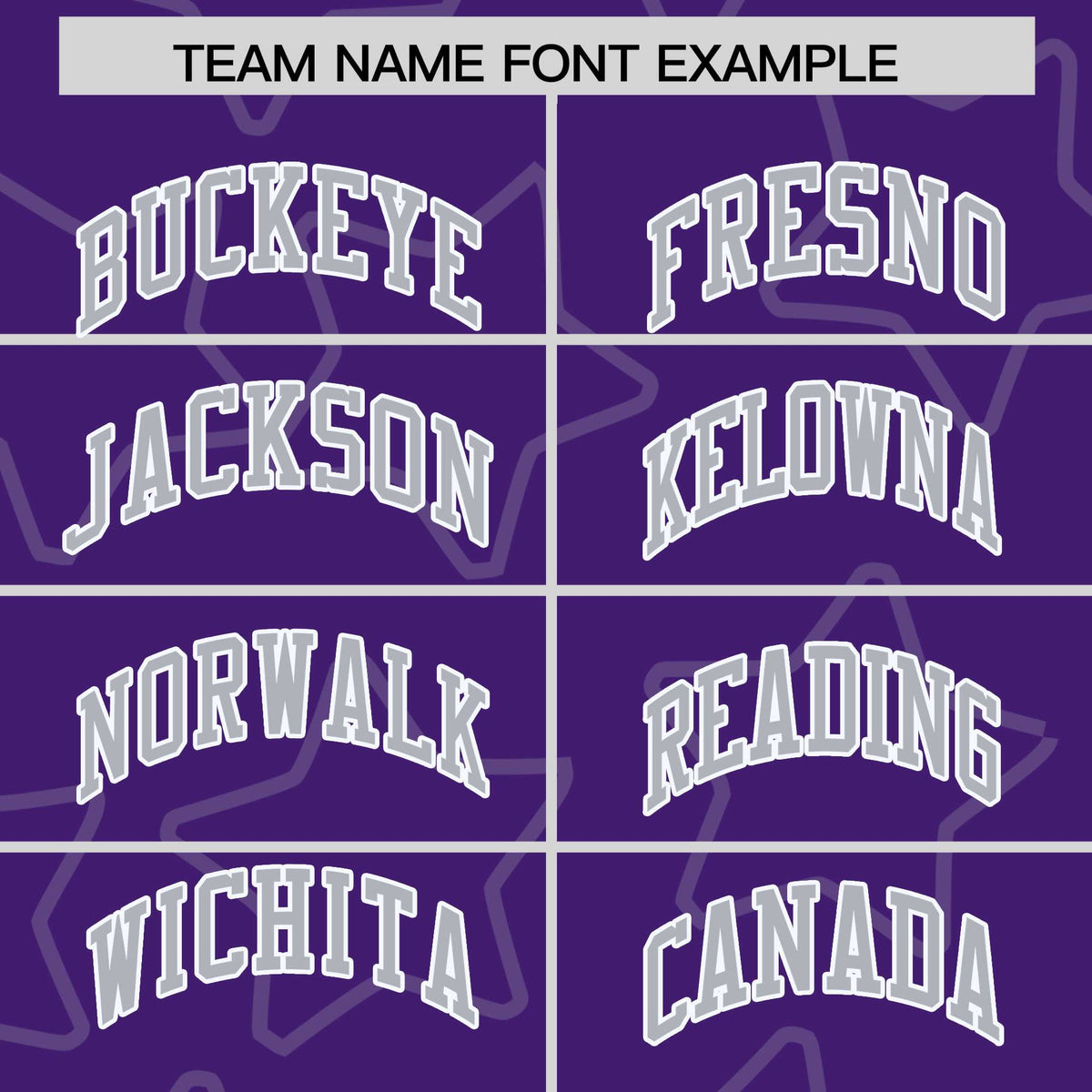 Custom Purple Gray Varsity Full-Snap Star Pattern Letterman Baseball Jacket