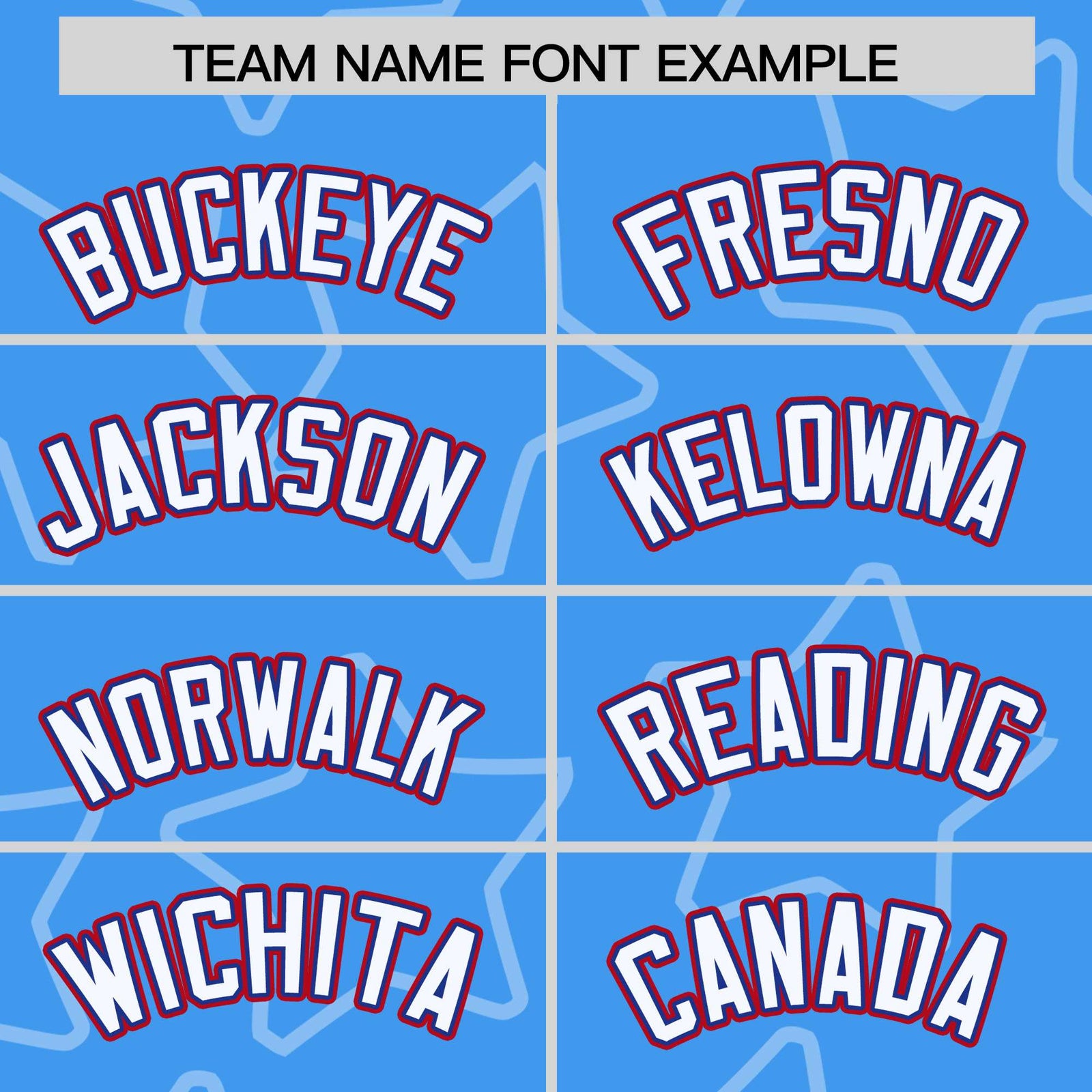 Custom Powder Blue White Varsity Full-Snap Star Pattern Letterman Baseball Jacket