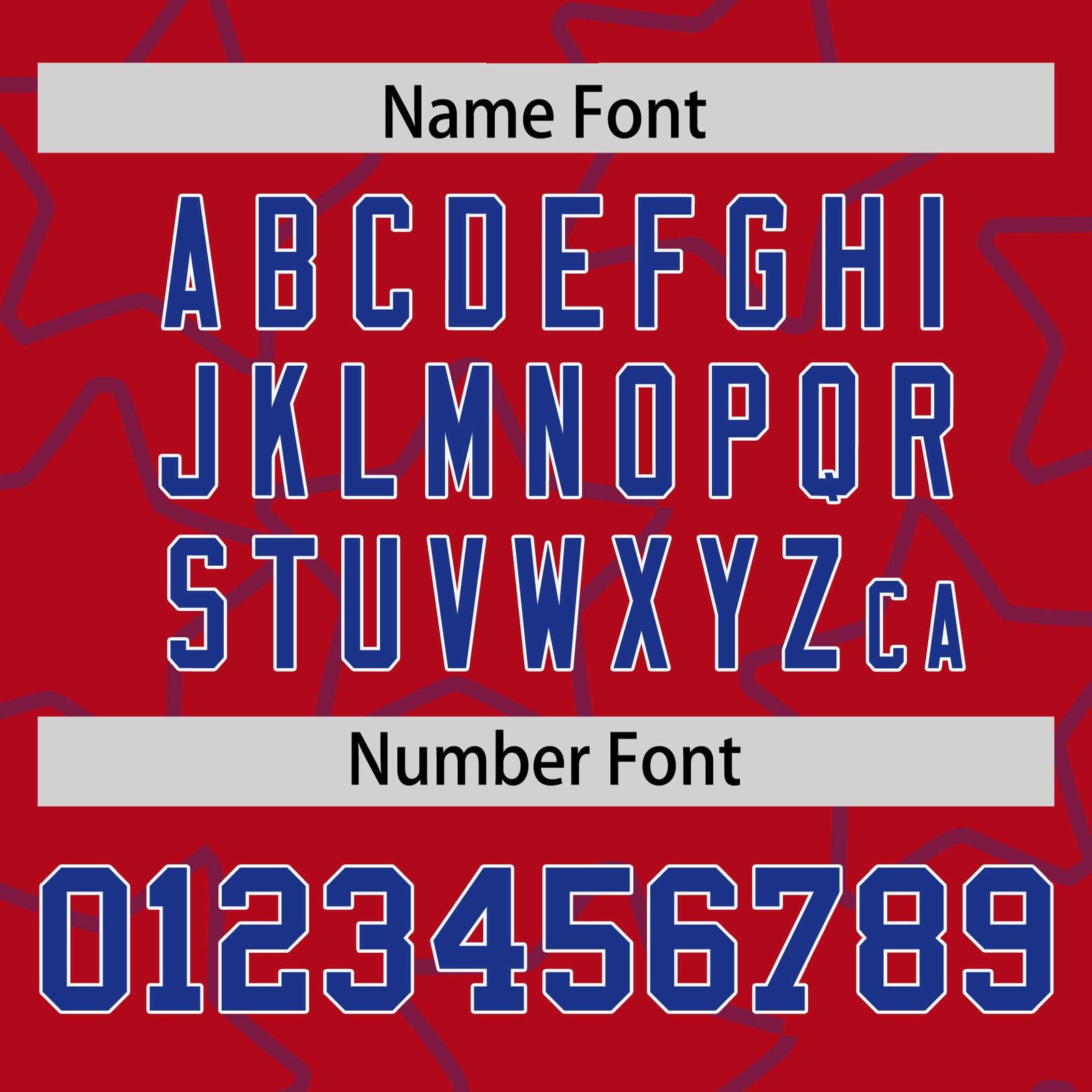 Custom Red Royal Varsity Full-Snap Star Pattern Letterman Baseball Jacket