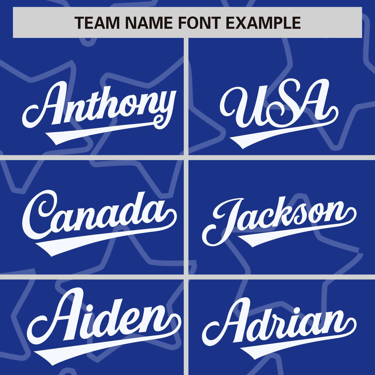 Custom Royal White Varsity Full-Snap Star Pattern Letterman Baseball Jacket