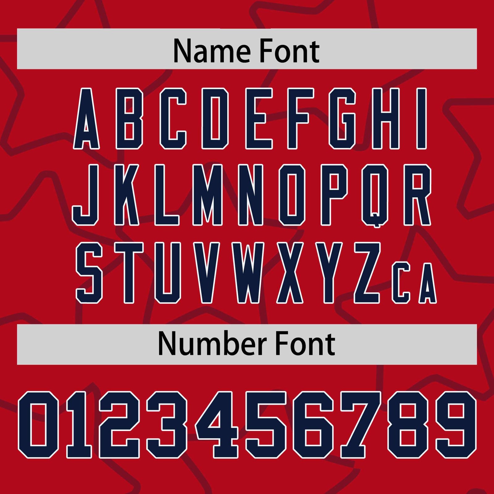 Custom Red Navy Varsity Full-Snap Star Pattern Letterman Baseball Jacket