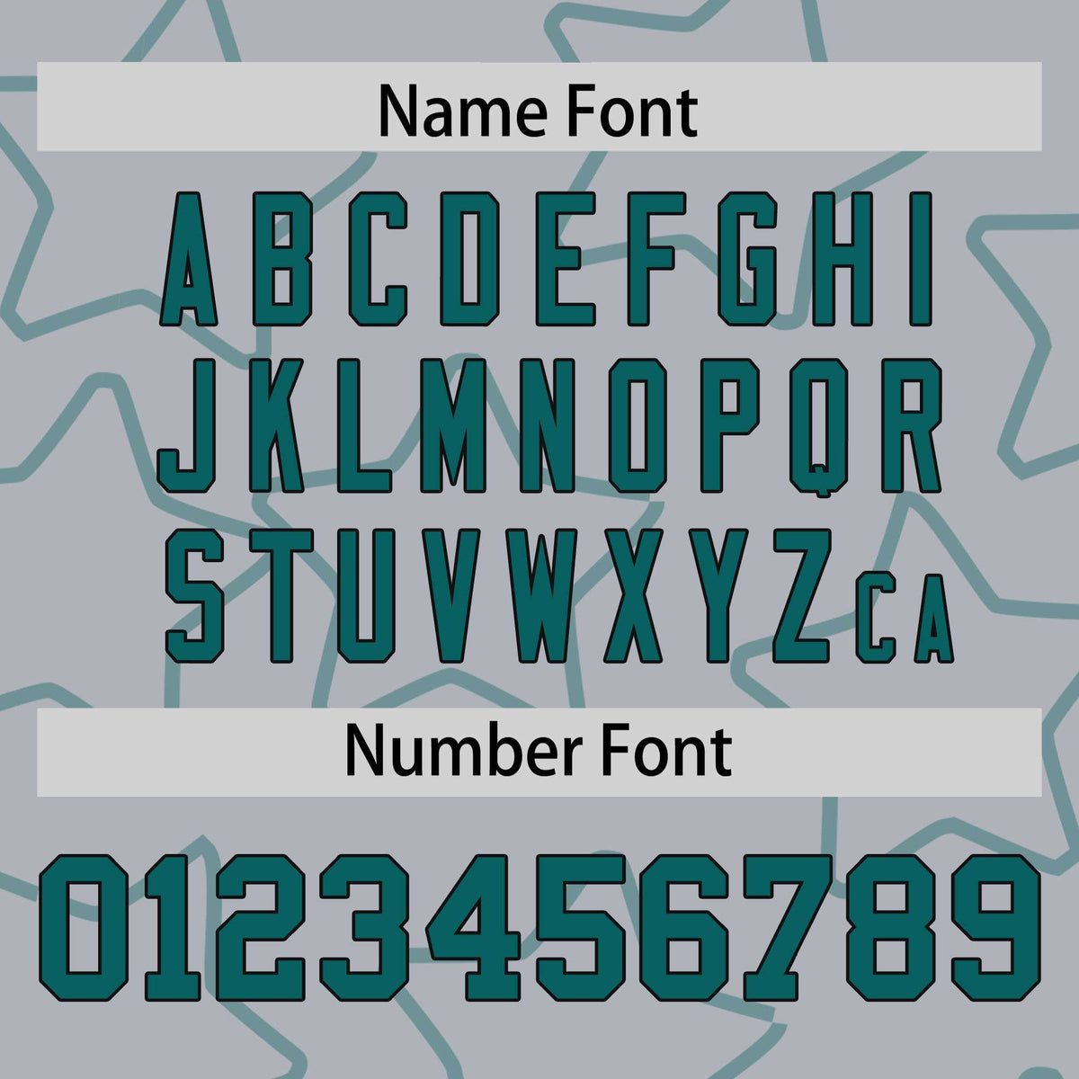 Custom Gray Aqua Varsity Full-Snap Star Pattern Letterman Baseball Jacket