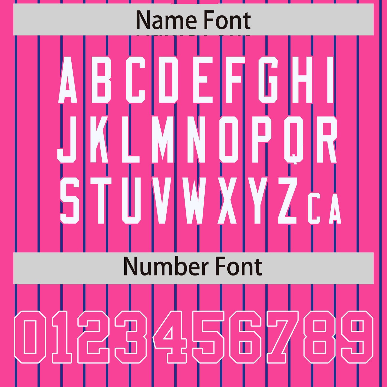 Custom Pink Royal Raglan Sleeves Varsity Full-Snap Pinstripe Letterman Baseball Jacket