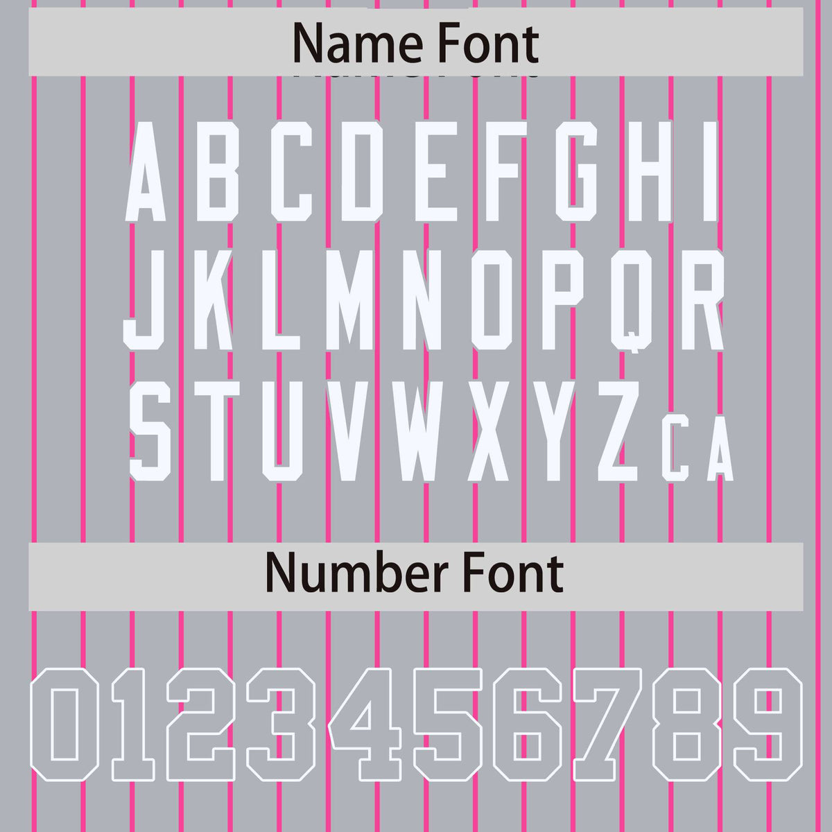 Custom Gray Pink Raglan Sleeves Varsity Full-Snap Pinstripe Letterman Baseball Jacket