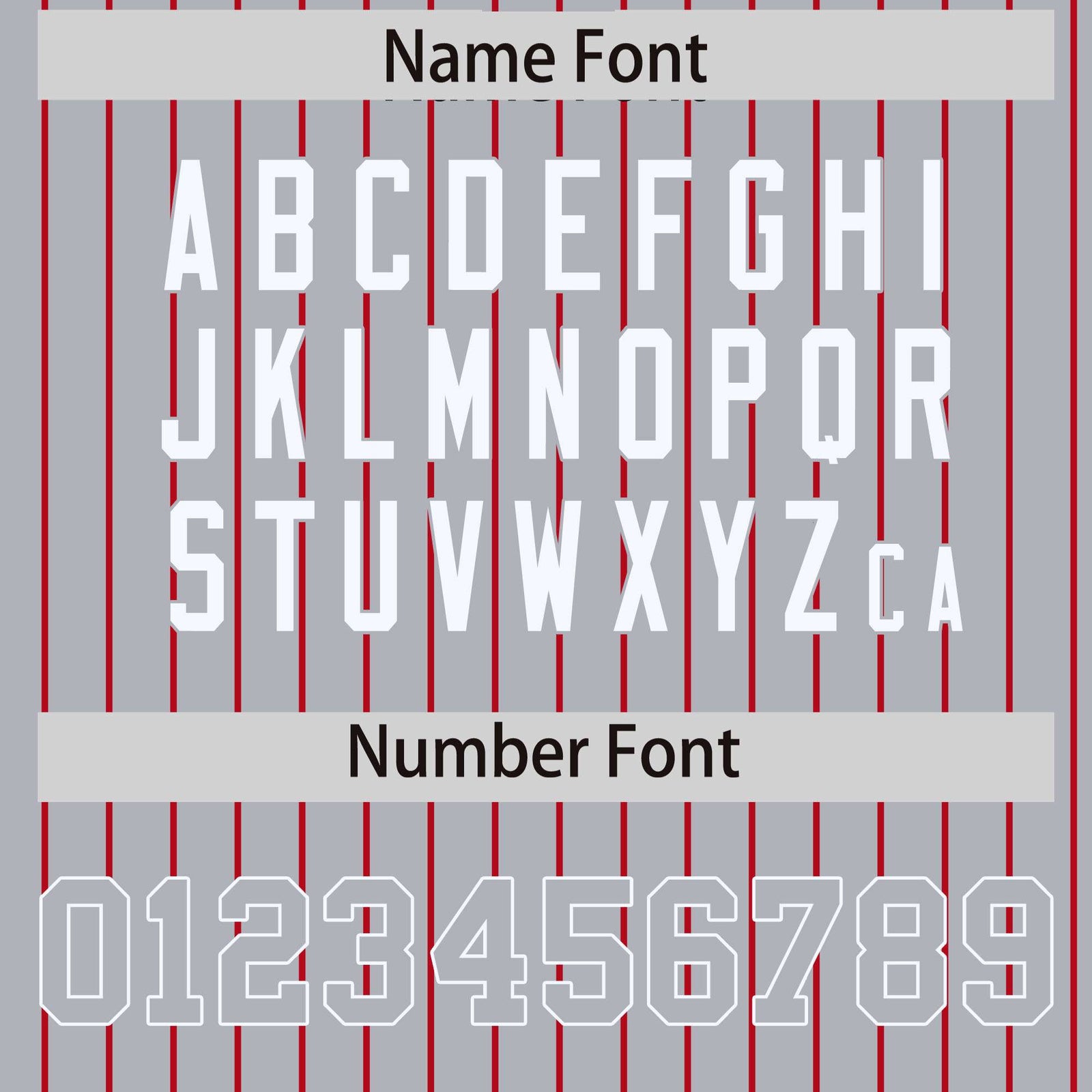 Custom Gray Red Raglan Sleeves Varsity Full-Snap Pinstripe Letterman Baseball Jacket