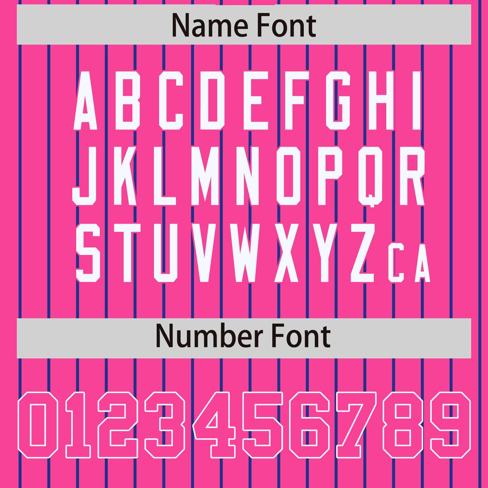 Custom Pink Royal Raglan Sleeves Varsity Full-Snap Pinstripe Letterman Baseball Jacket