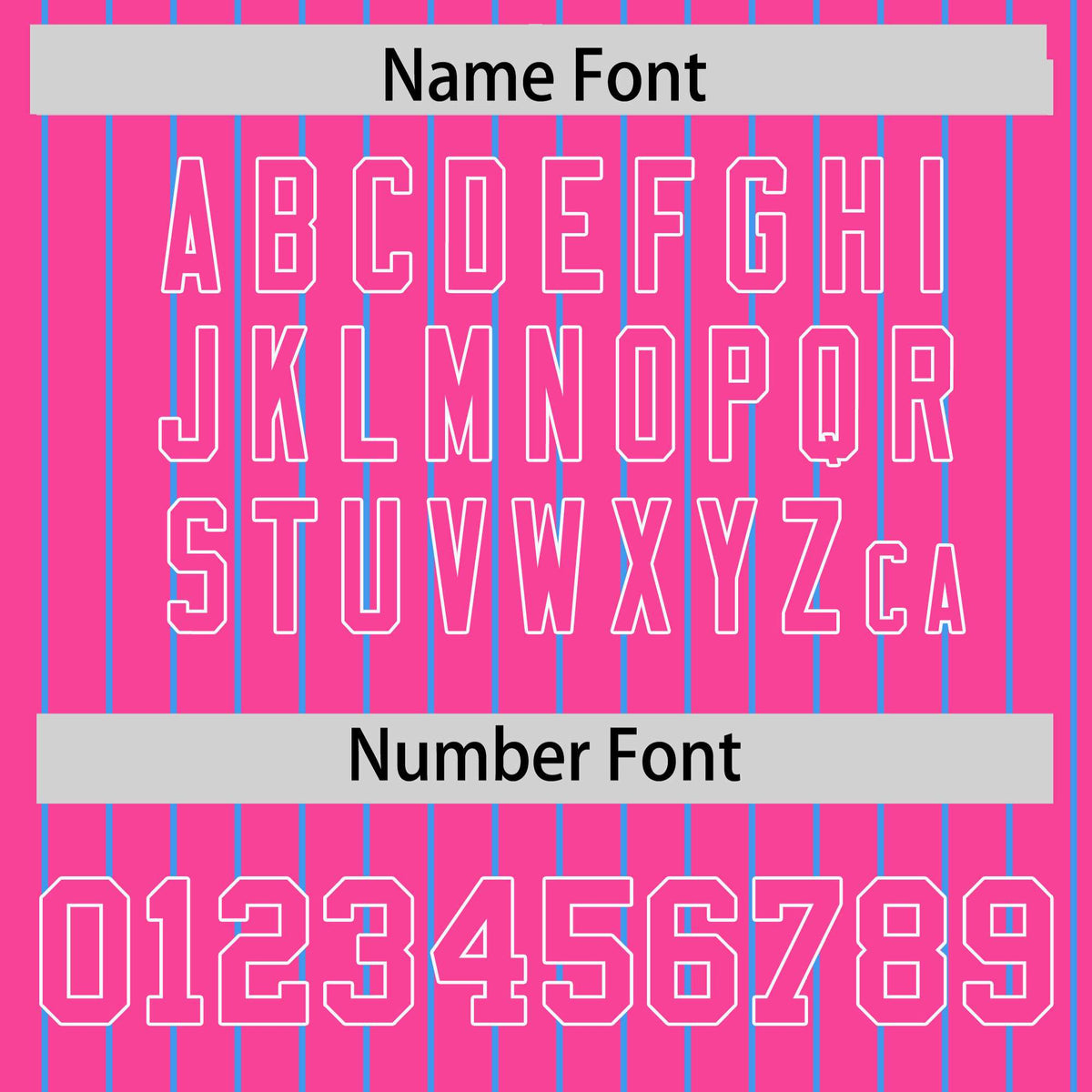 Custom Pink Powder Blue Raglan Sleeves Varsity Full-Snap Pinstripe Letterman Baseball Jacket