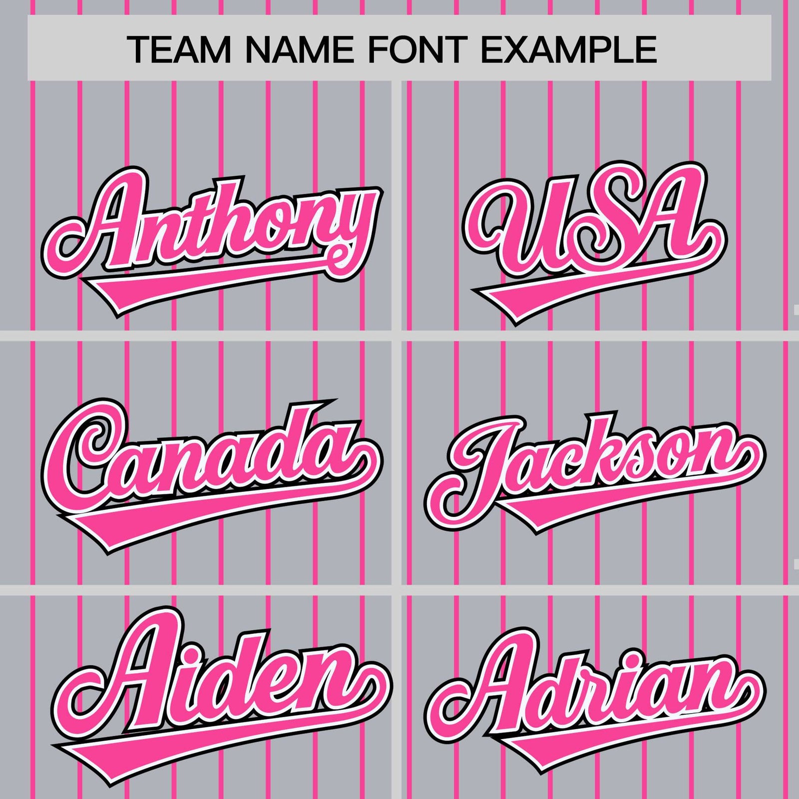 Custom Gray Pink Raglan Sleeves Varsity Full-Snap Pinstripe Letterman Baseball Jacket