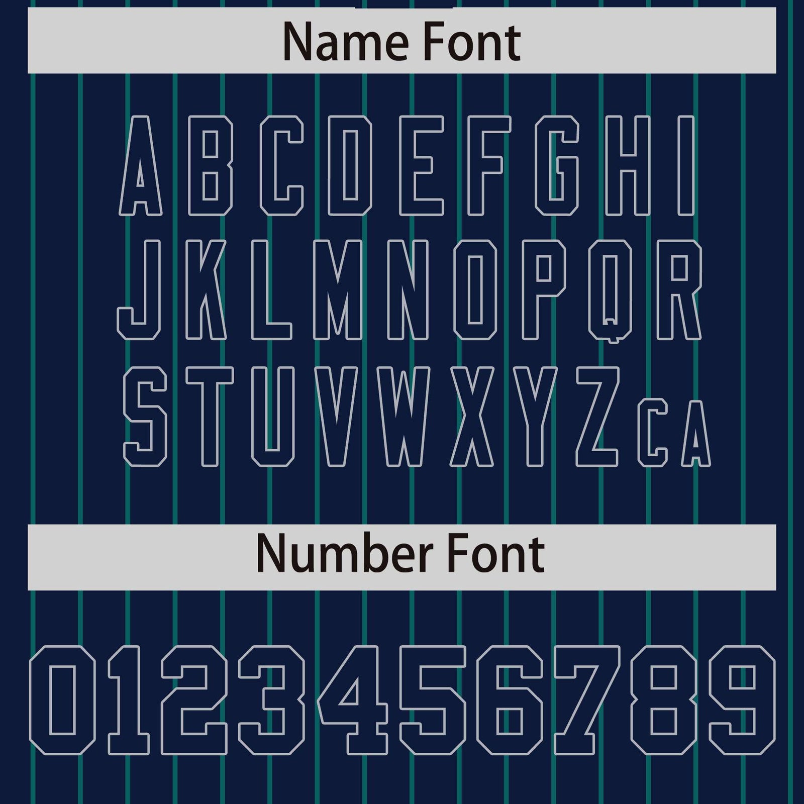 Custom Navy Aqua Raglan Sleeves Varsity Full-Snap Pinstripe Letterman Baseball Jacket