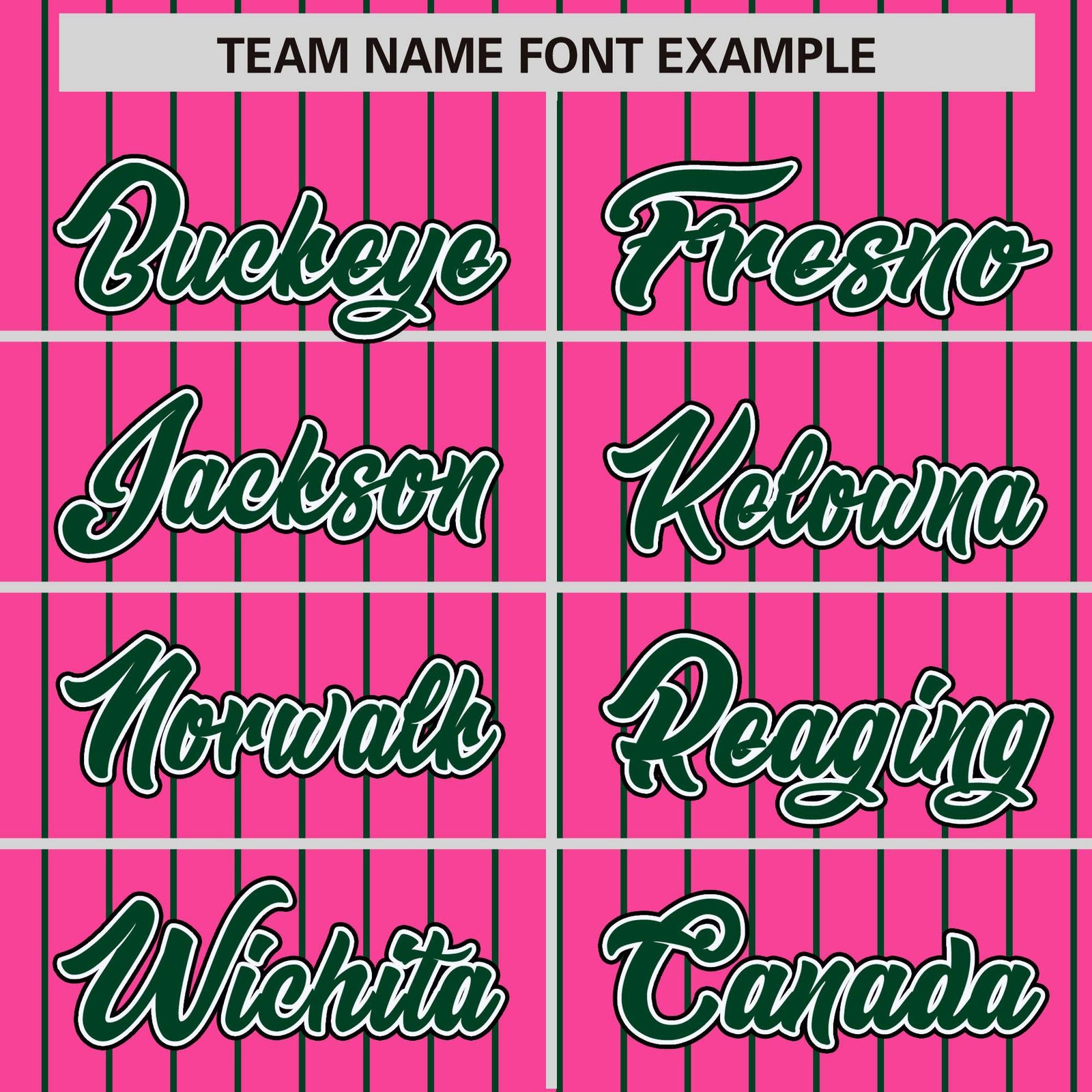 Custom Pink Green Raglan Sleeves Varsity Full-Snap Pinstripe Letterman Baseball Jacket