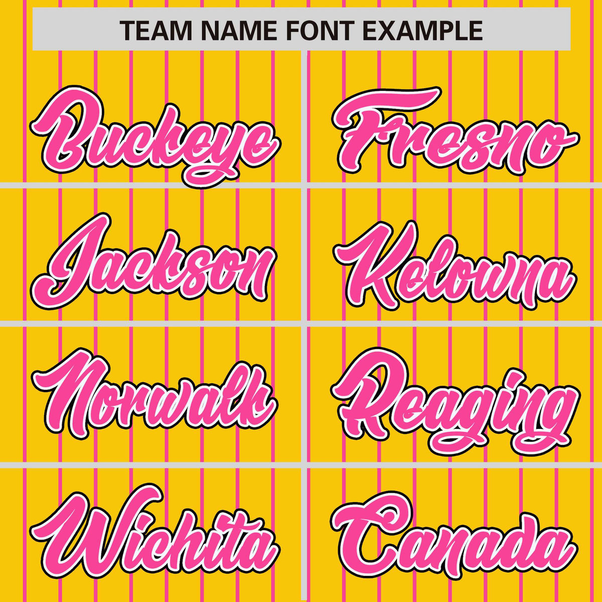 Custom Gold Pink Raglan Sleeves Varsity Full-Snap Pinstripe Letterman Baseball Jacket