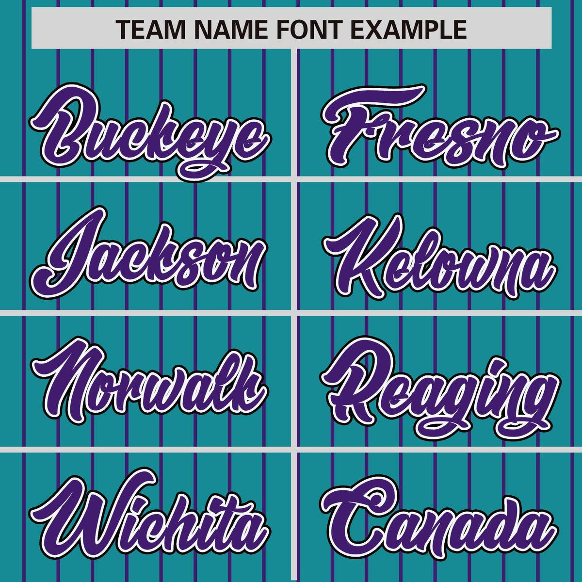 Custom Aqua Purple Raglan Sleeves Varsity Full-Snap Pinstripe Letterman Baseball Jacket