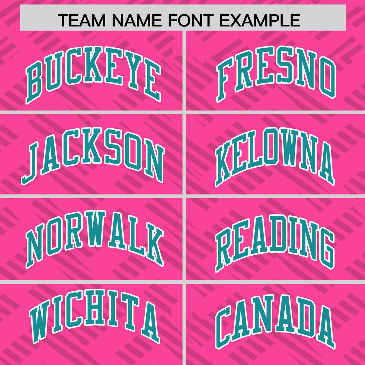 Custom Pink Aqua L Pattern Varsity Raglan Sleeves Full-Snap Letterman Baseball Jacket