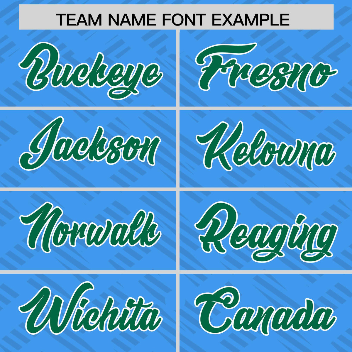 Custom Powder Blue Kelly Green L Pattern Varsity Raglan Sleeves Full-Snap Letterman Baseball Jacket